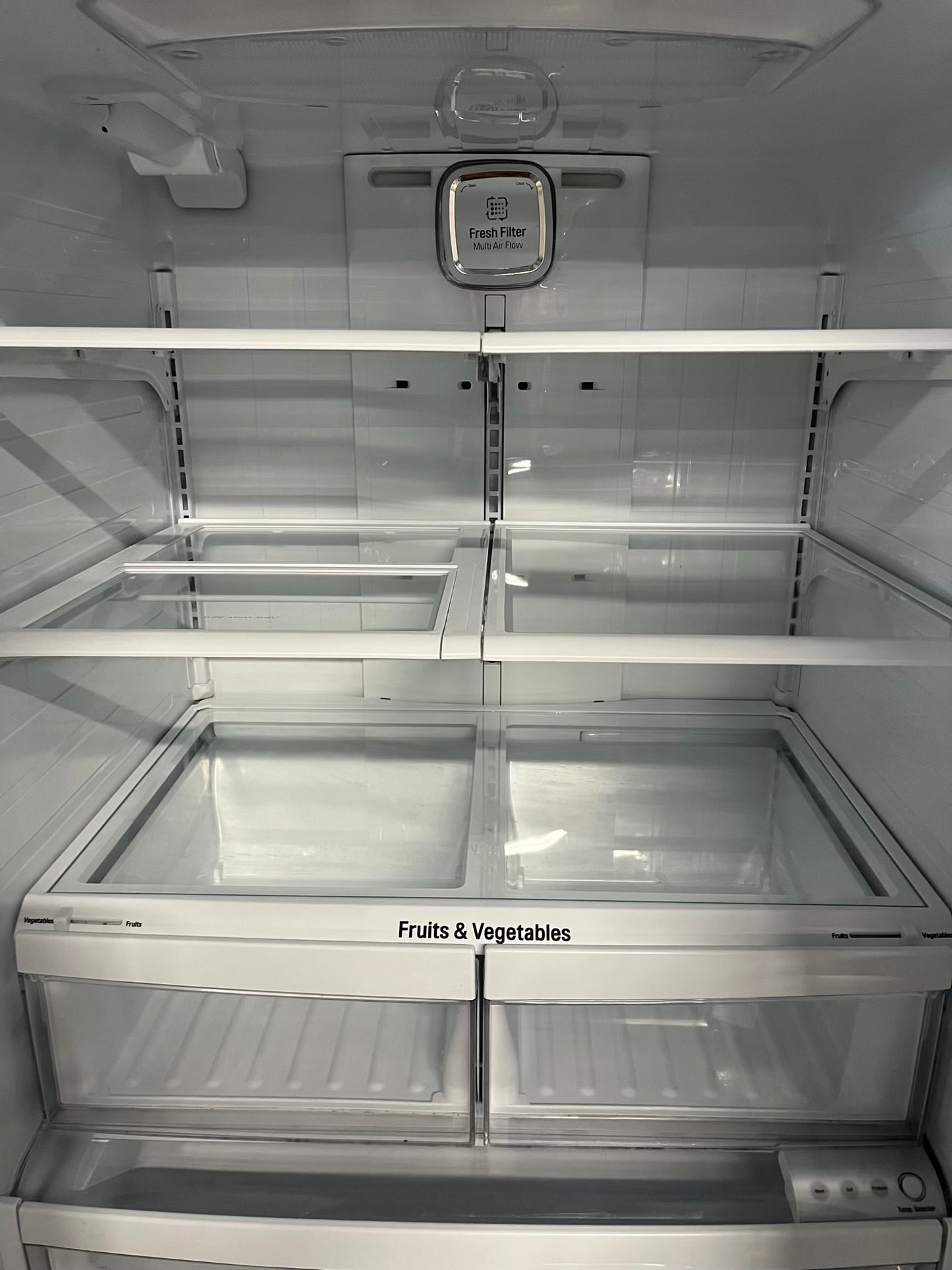 Used Refurbished LG French door refrigerator stainless steel w/ice water dispenser 33" #RF836LB-TR