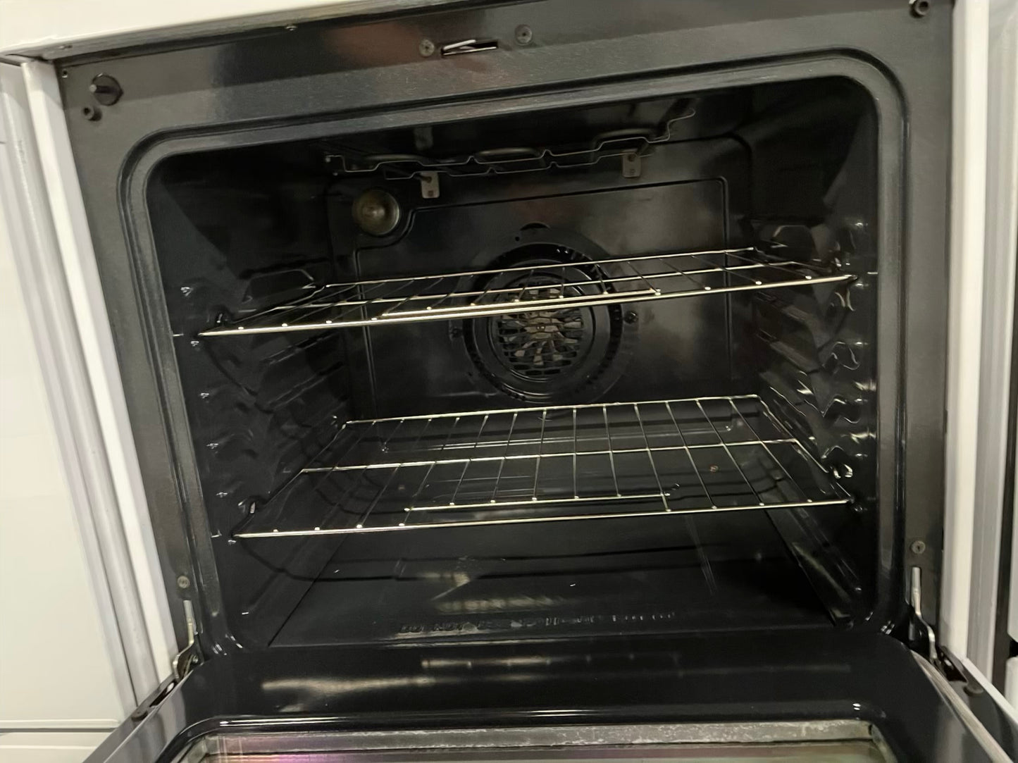 Kenmore electric range 220v 5 burner warm zone convection bake broil self clean in white Refurbished 30" #ER185LB