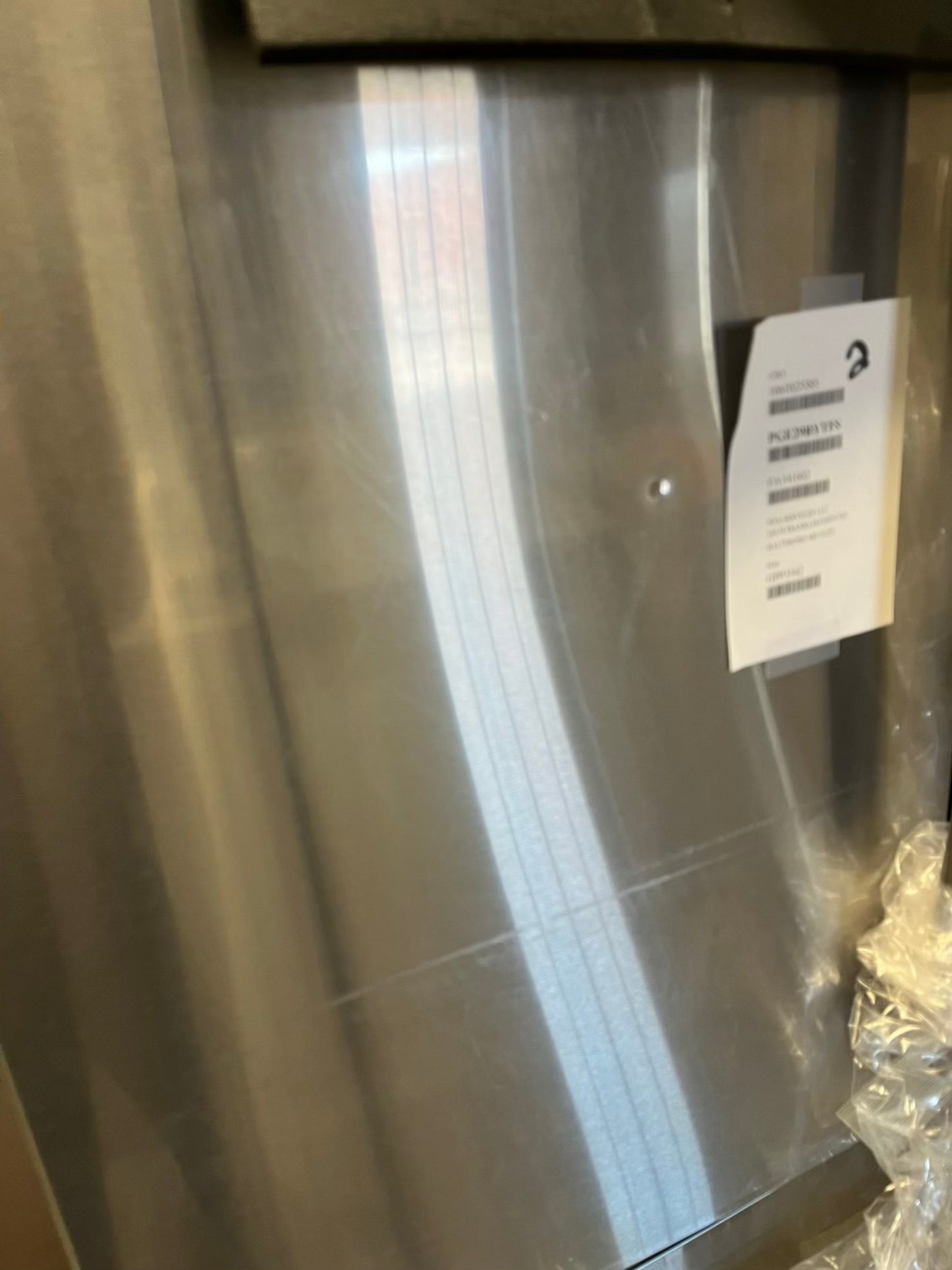 Open Box 📦 GE Four Door Refrigerator stainless steel w/ice water dispenser  double ice maker - Item number #RF625UB-TR 36” in