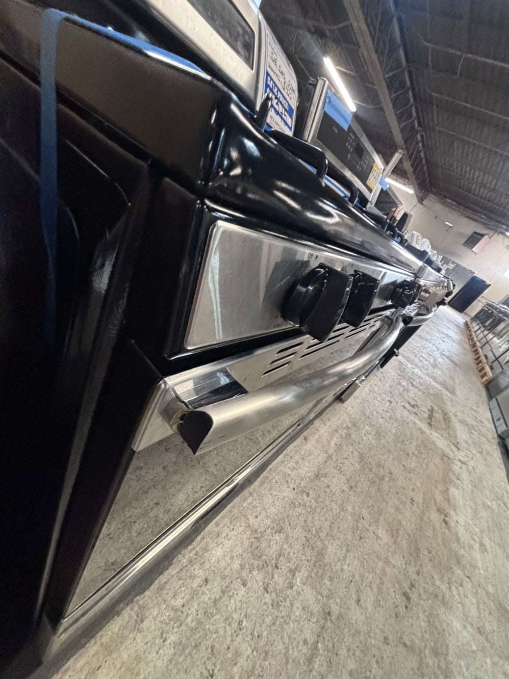 >>sale🔥GE range 4 burner bake broil Hi/Lo self clean in stainless steel used-Refurbished 30” #FEG10SB