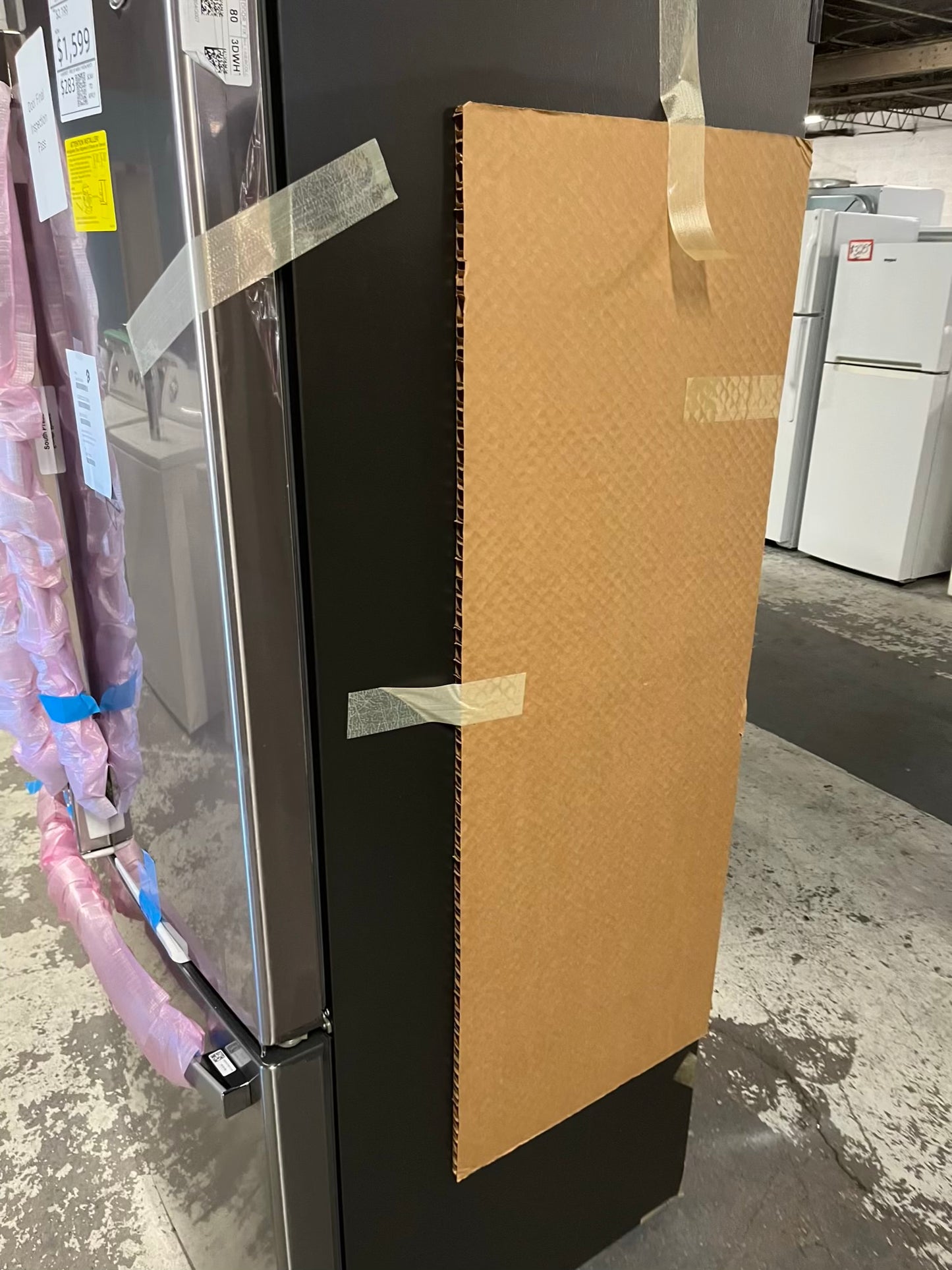 Open Box 📦 GE French Door Refrigerator stainless steel w/ice water dispenser - Item number #RF627KB 36” in