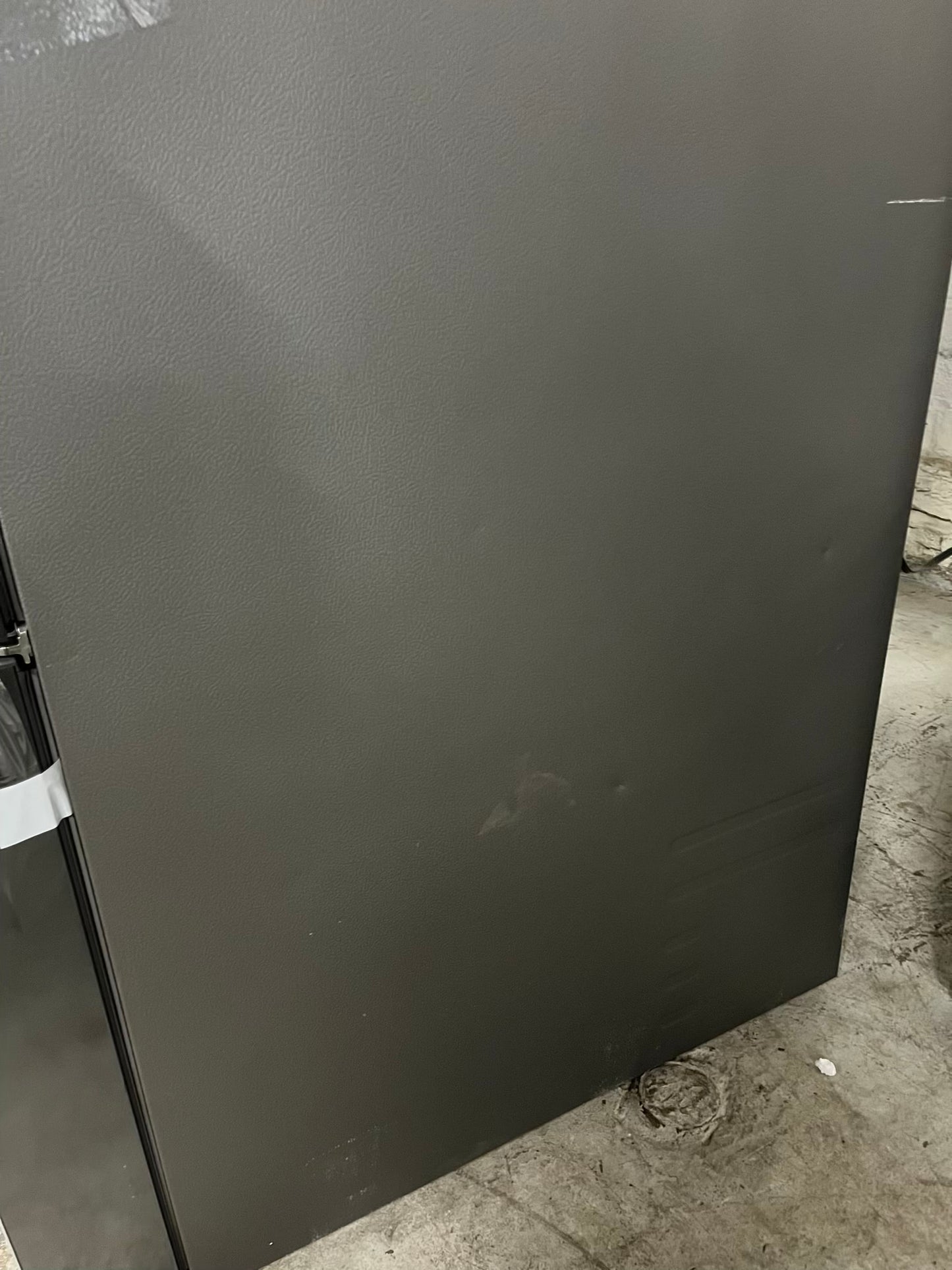 Open Box | Scratch & Dent - Samsung Bespoke 30 cu. ft. Standard Depth 3-Door French Door Smart Refrigerator with Family Hub in White Glass/Matt Grey Glass 36" #RF730JB-TR