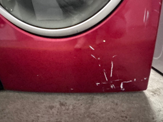 >on sale 🔥Samsung Sensor dry steam electric 220v dryer front load stainless steel drum large capacity 27" red #EST6DB