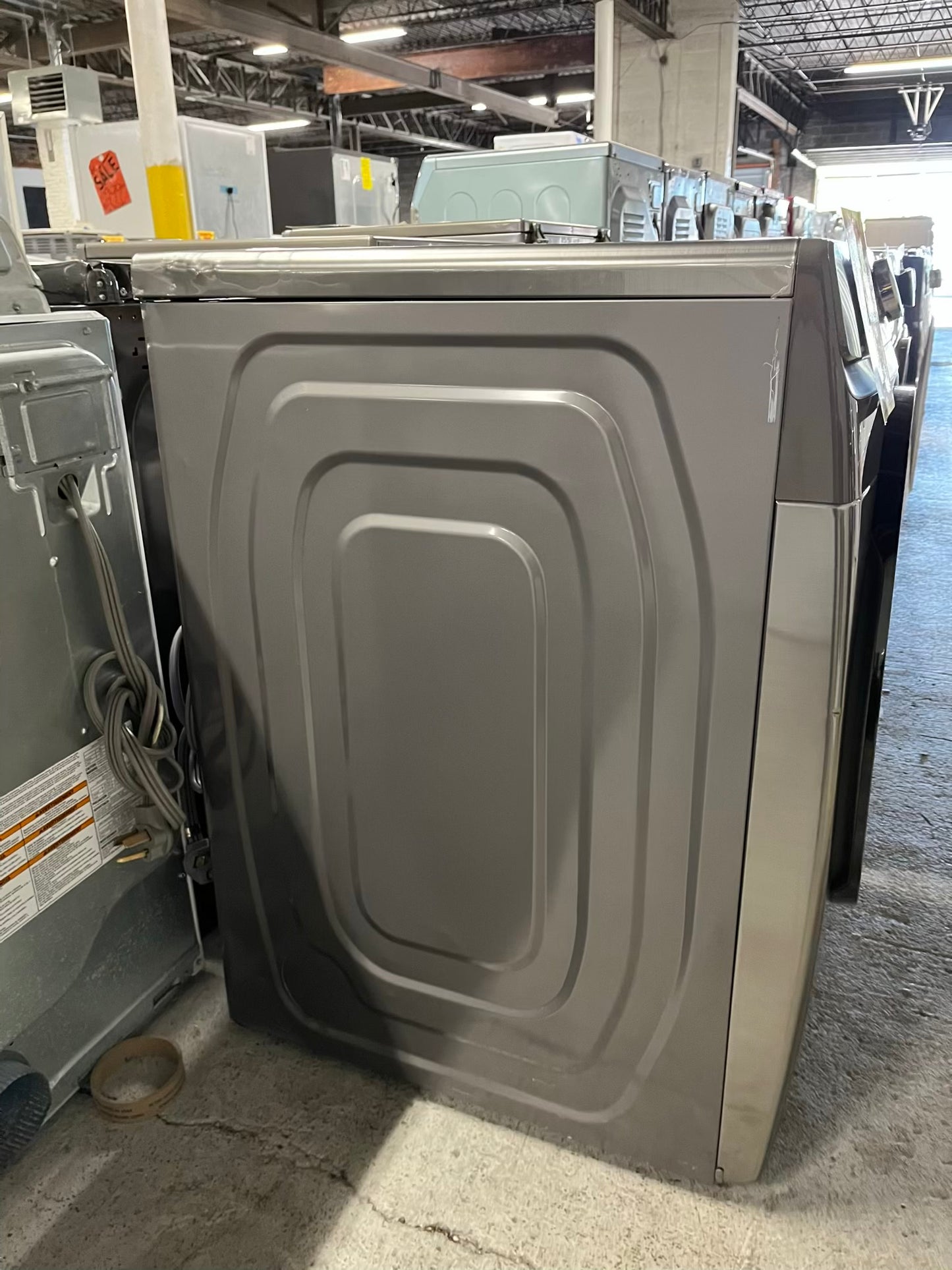 Open box | scratch & Samsung front load stackable dryer electric 220v stainless steel large capacity #ED398NB