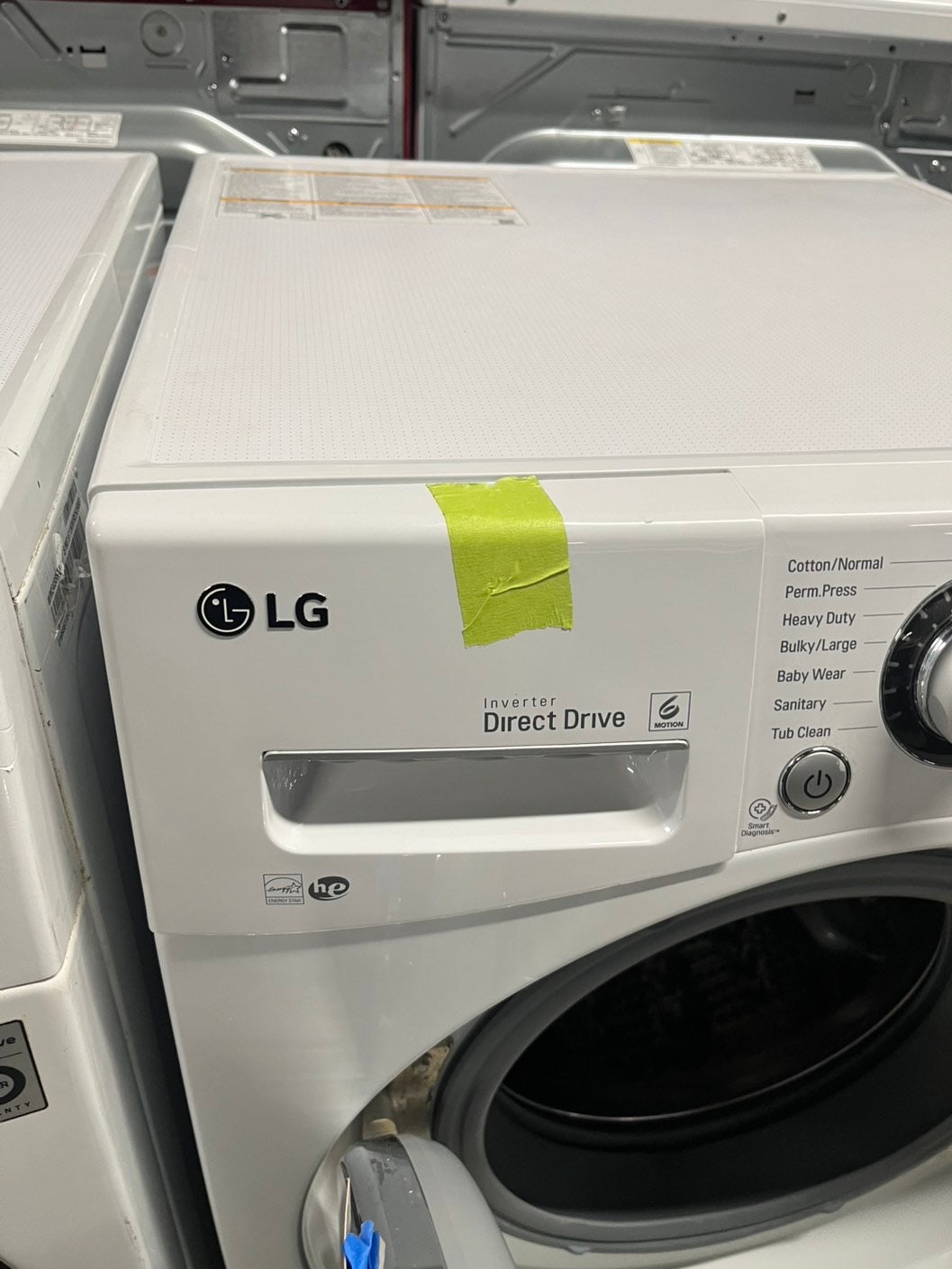 24” Lg Compact front load washer white #24WS2B
