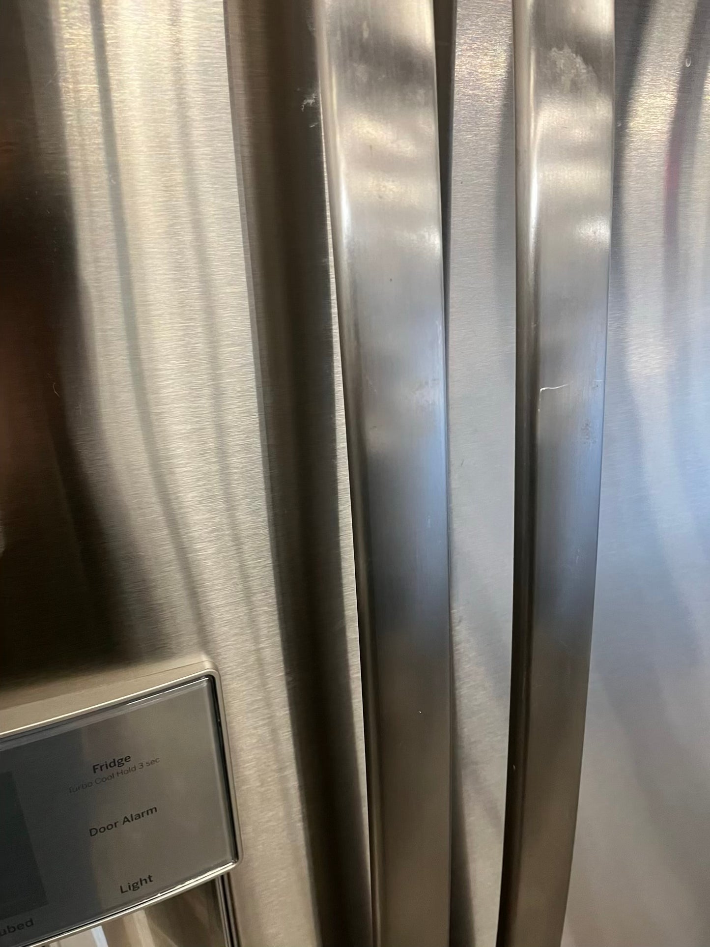 - GE French door Refrigerator stainless steel w/ ice water dispenser 36" #RF739PB
