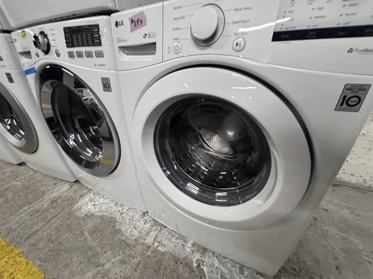 >washer 4.5cu.ft stainless steel drum used-refurbished #FWLK67B