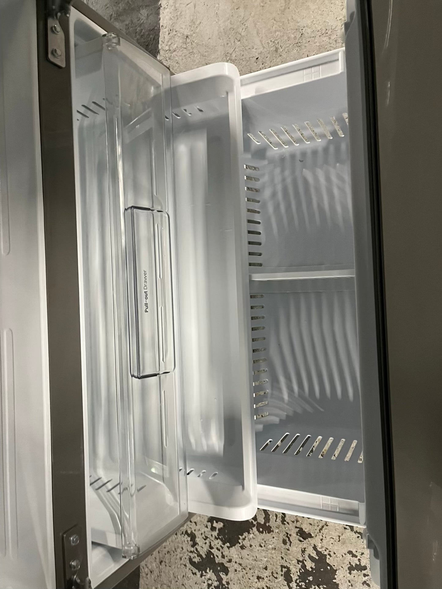 LG French door Refrigerator counter depth stainless steel w/ ice water dispenser 36" #RF392FB