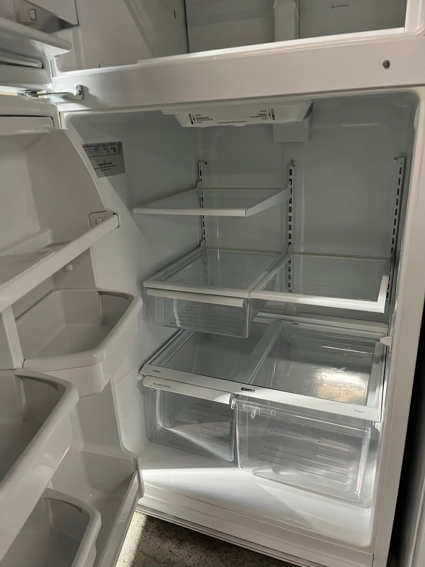 - Kenmore top freezer refrigerator in white used refurbished 30’ #RF334TAB