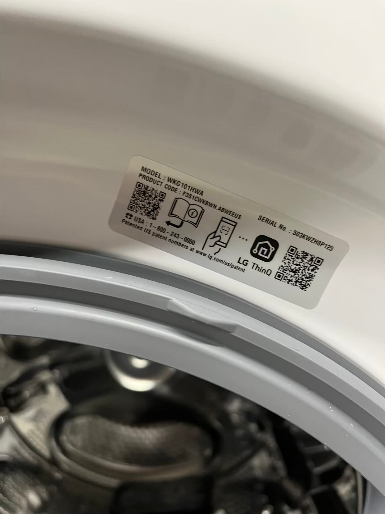 Open box 📦 | scratch & Dent LG ThinQ WashTower Single Unit Front Load Washer 4.5 Cubic Feet AND Gas Dryer 7.4 Cubic Feet 27" in #WD630FB-TR