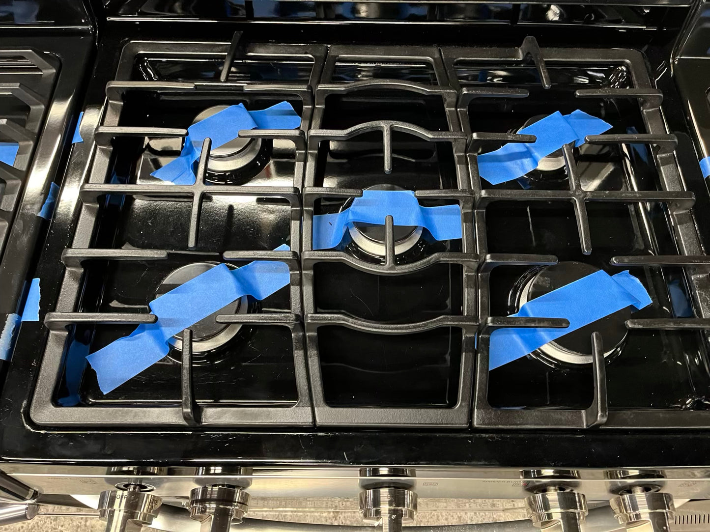 LG gas range 5 burner bake broil self clean stainless steel I 30" Refurbished #ER275RB