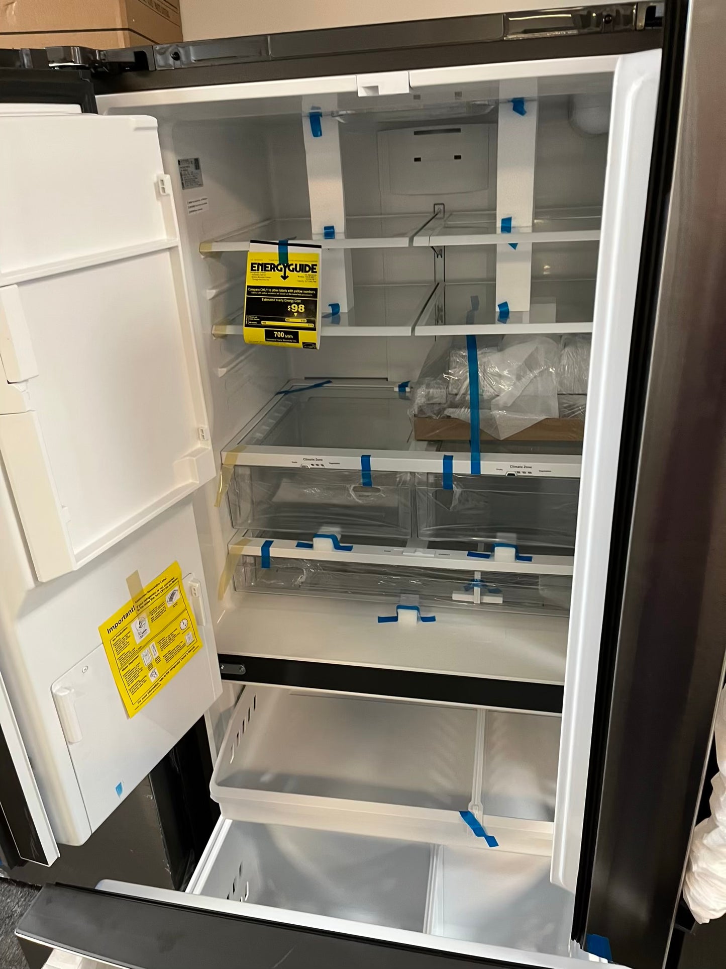 Open Box 📦 | Scratch & Dent GE french door Refrigerator w/ice water dispenser stainless steel 36” #RF628D