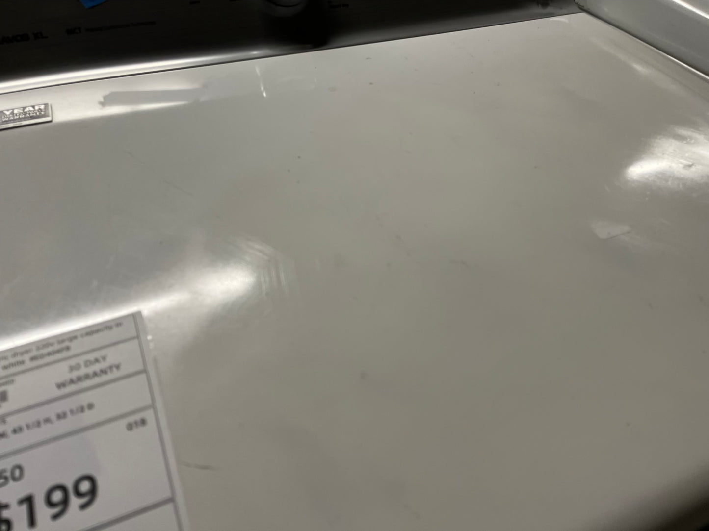 - Maytag electric dryer 220v large capacity in white #ED404FBB
