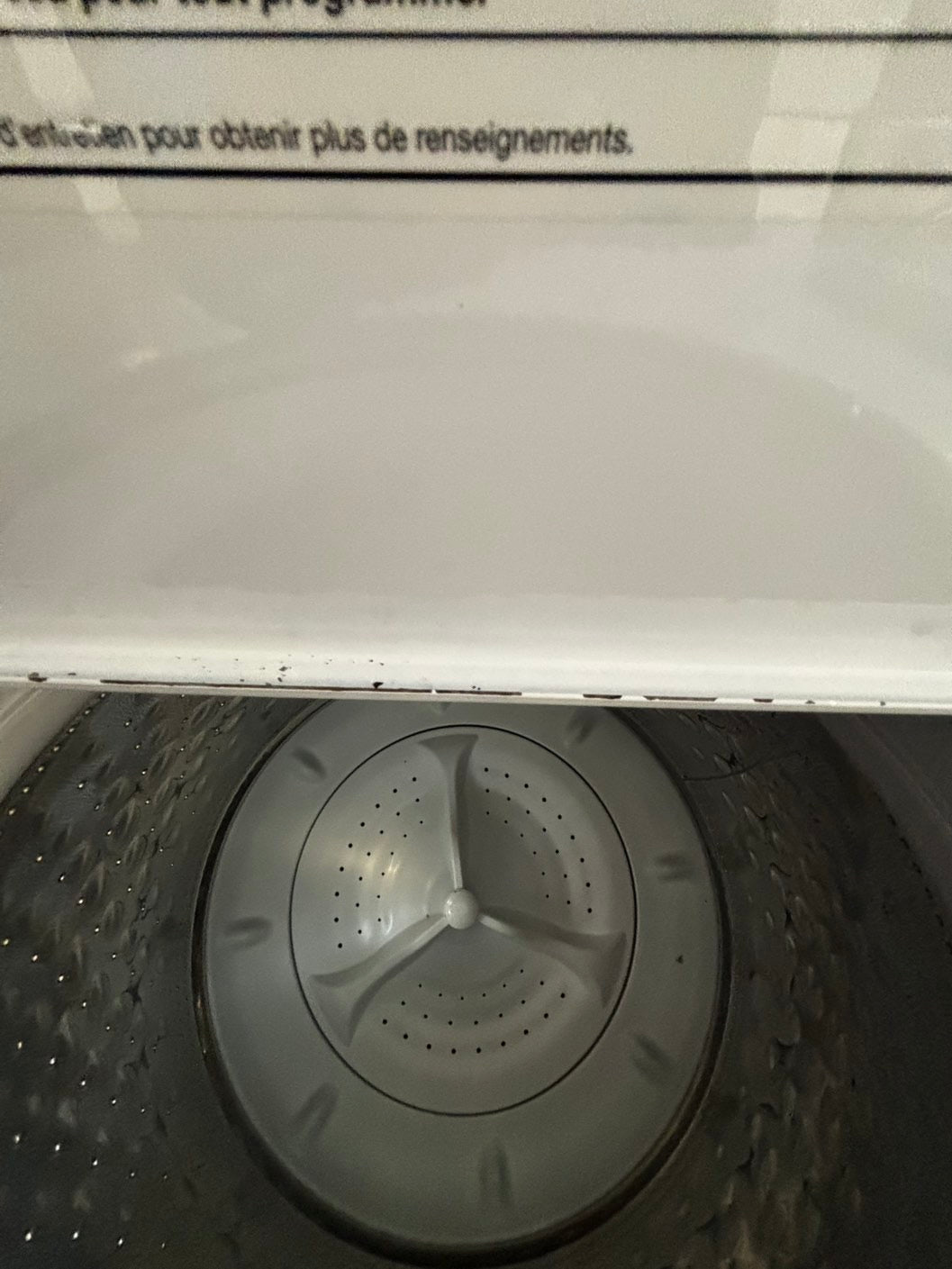 Extra large capacity Whirlpool Top load washing machine side x side large capacity no agitator27" Refurbished #WX841JL