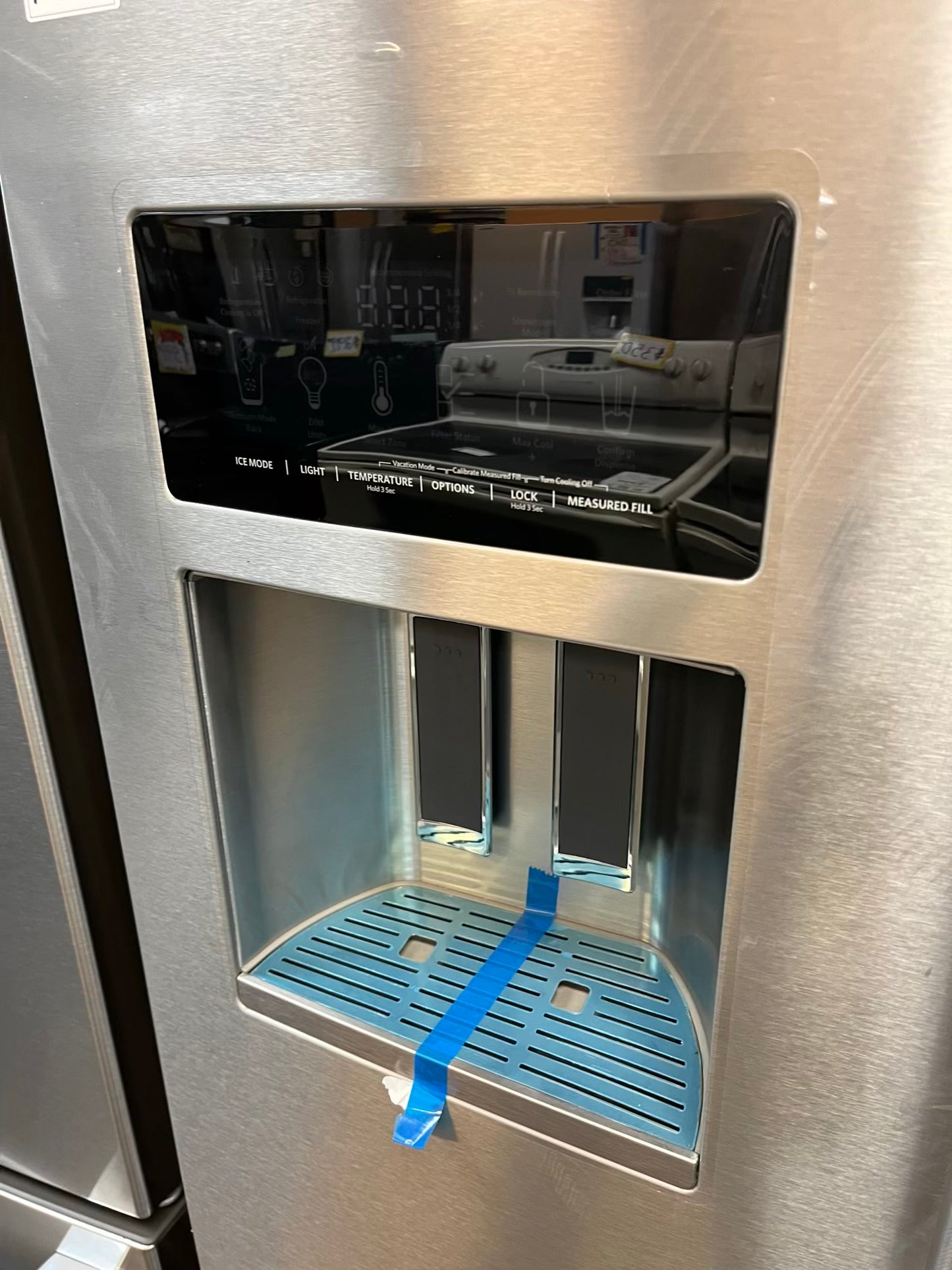 Open box | Scratch & Dent kitchenAid French door refrigerator stainless steel w/ice & water dispenser 36" # RF493JB