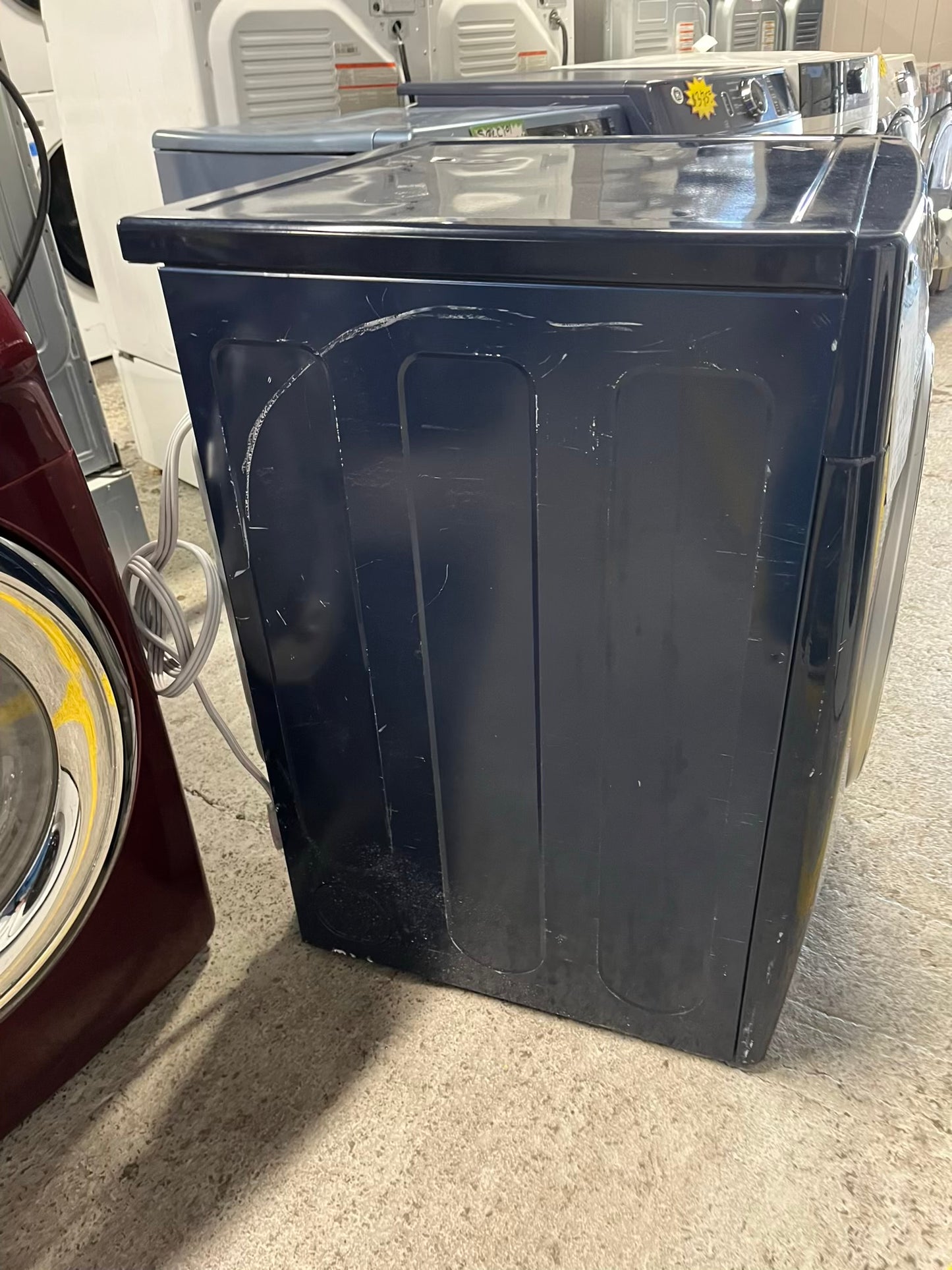 LG TROMM front load stackable electric 220v dryer in navy blue 27" #ED299TB
