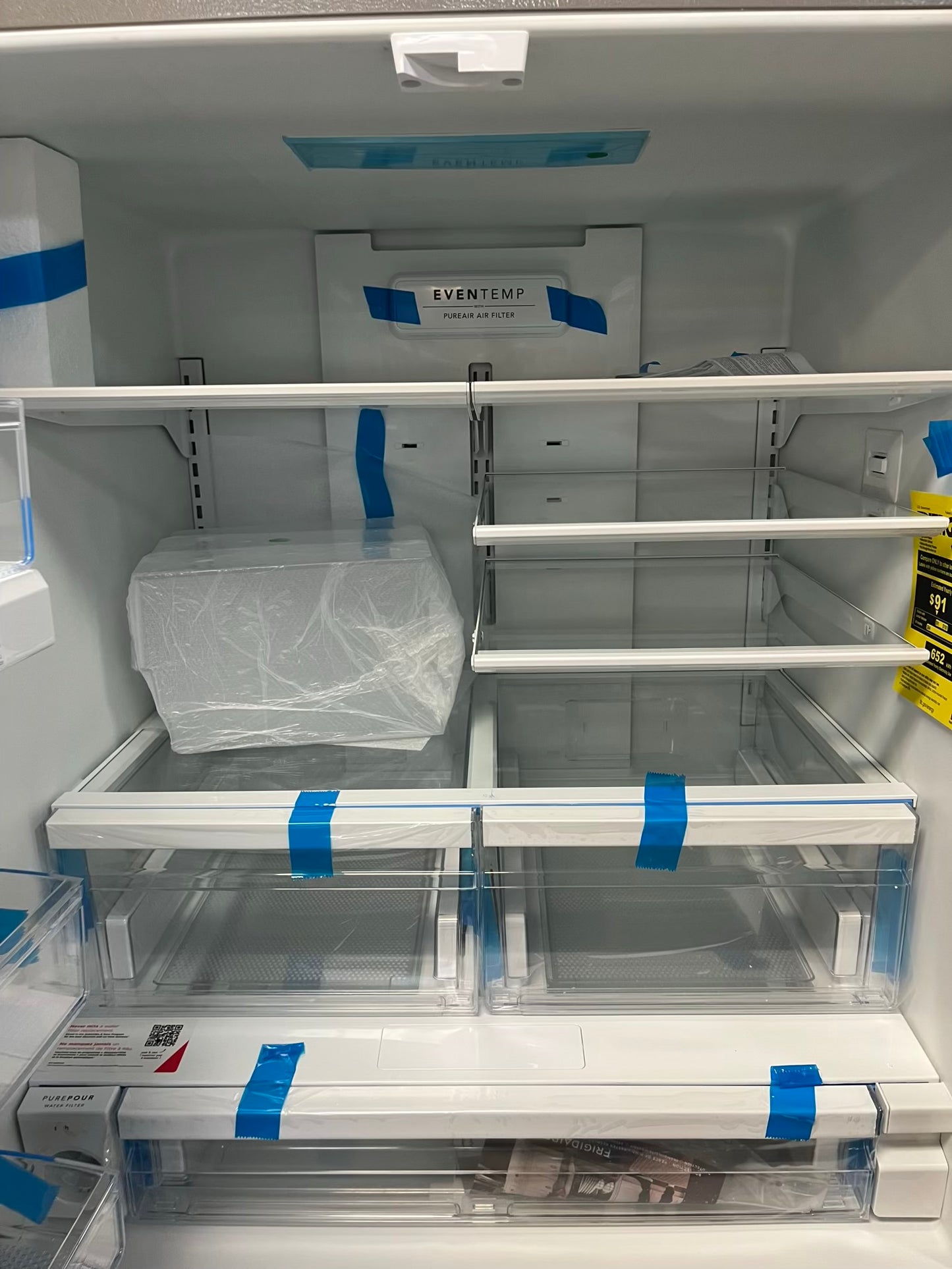 Open box | Scratch & Dent Frigidaire French door refrigerator stainless steel w/ice maker 36" #RF494VL