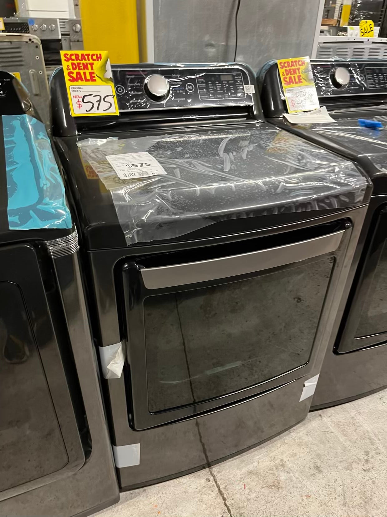 Open Box Scratch & Dent LG - 7.3 Cu. Ft. Electric Dryer 220v wrinkle care with Sensor Dry #WD638AB-TR