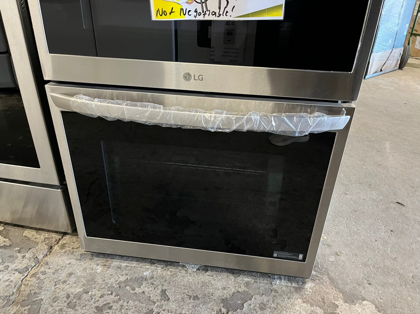 - Open Box 📦 | scratch & dent LG 9.4 cu. ft. Smart Double Wall Oven with InstaView®, True Convection, Air Fry, and Steam Sous Vide Go to  Model #WDEP9427F