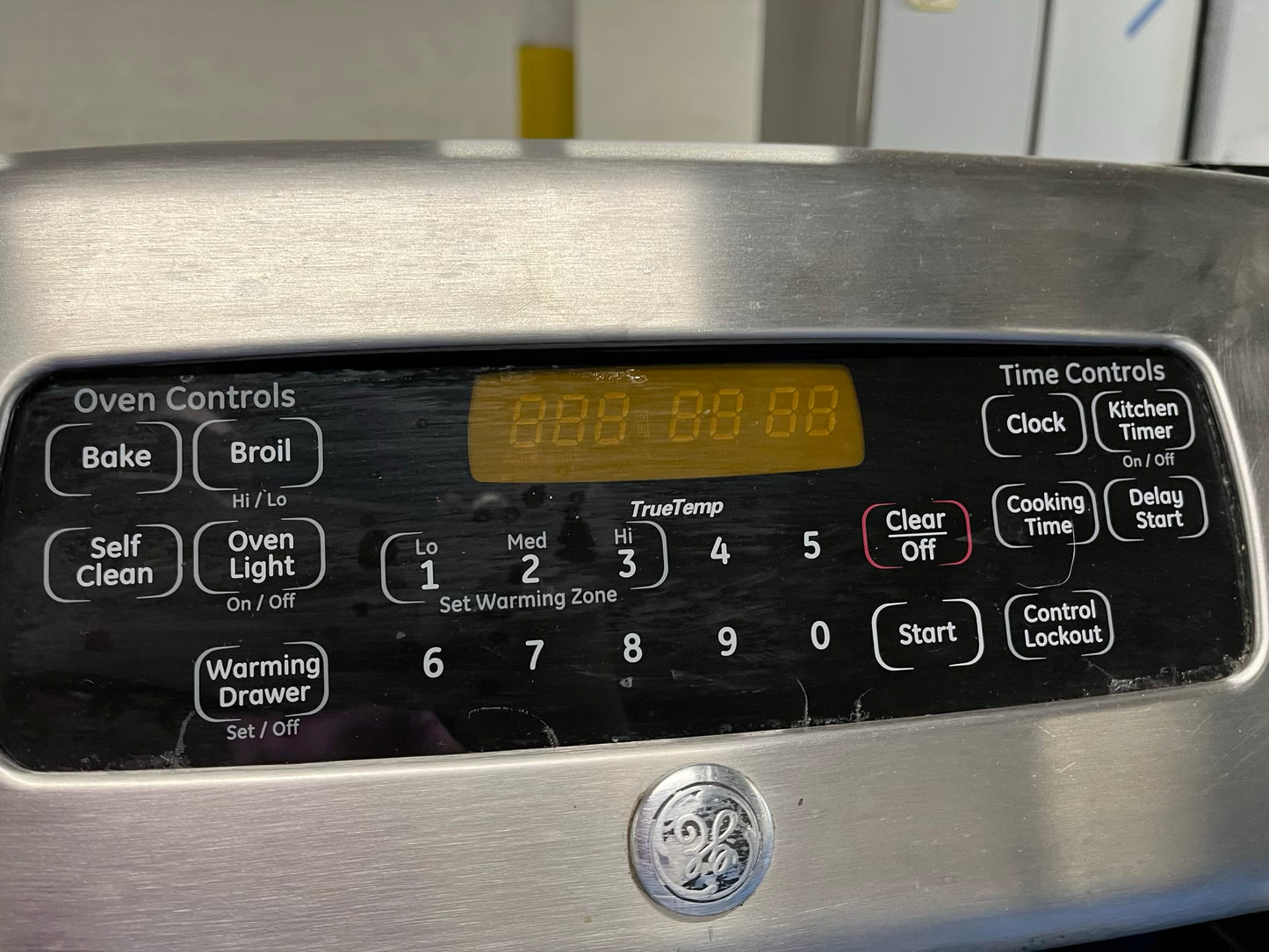Ge gas range 5 burner stainless steel self clean, warming Drawer bake broil 30" Refurbished #GR389DB