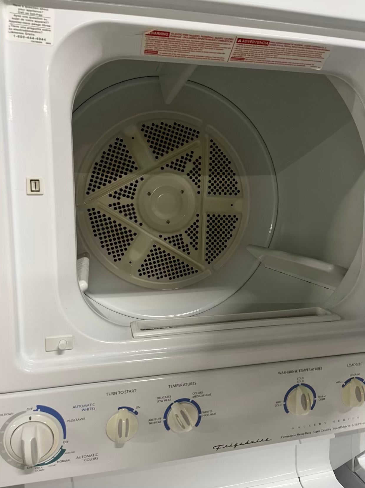 Frigidaire laundry center GAS washer & dryer set 27" #LC595HB