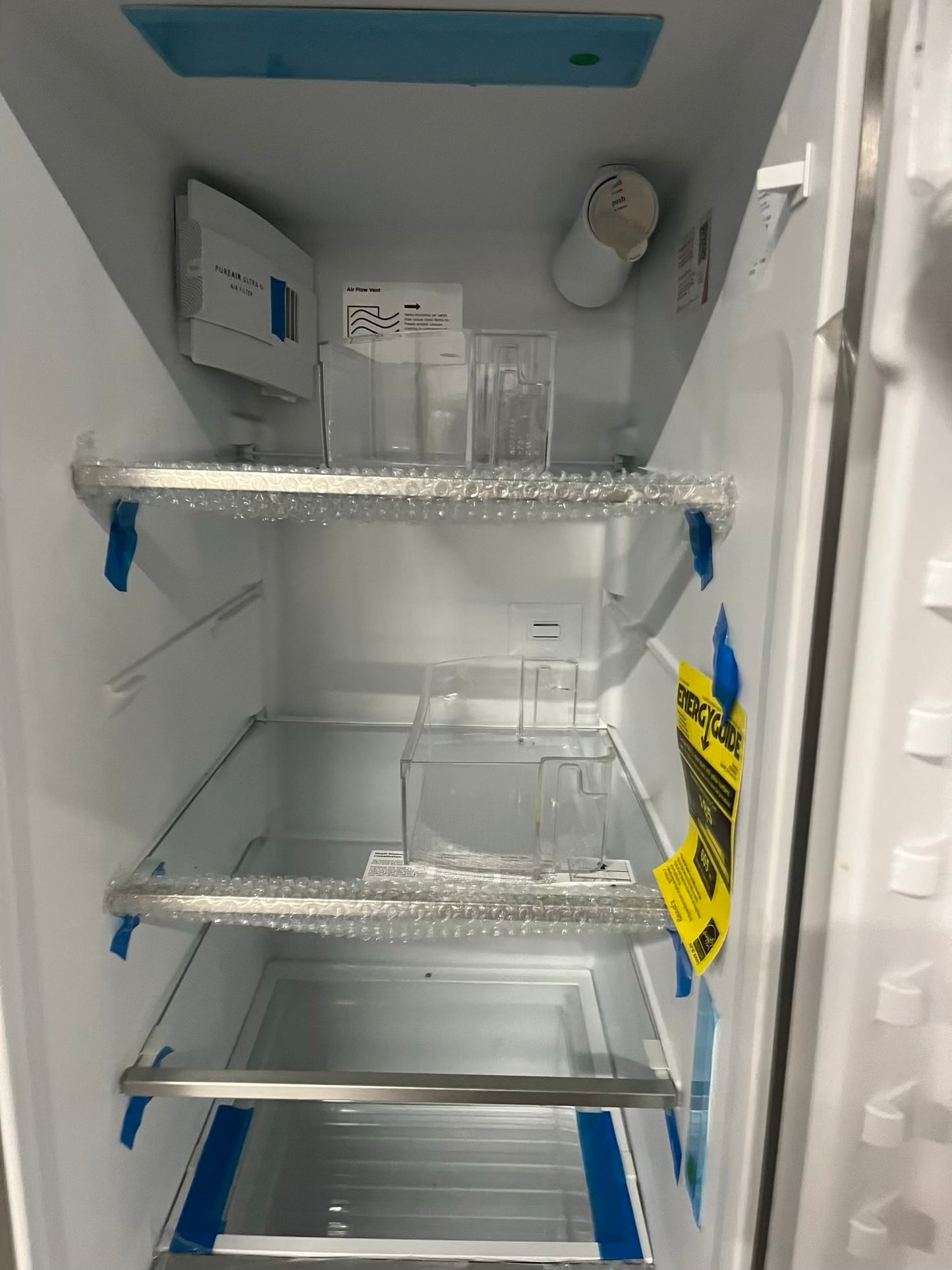 Open Box 📦 | scratch & dent Frigidaire side x side refrigerator w/ice water dispenser inside stainless steel 36" #RF505RB
