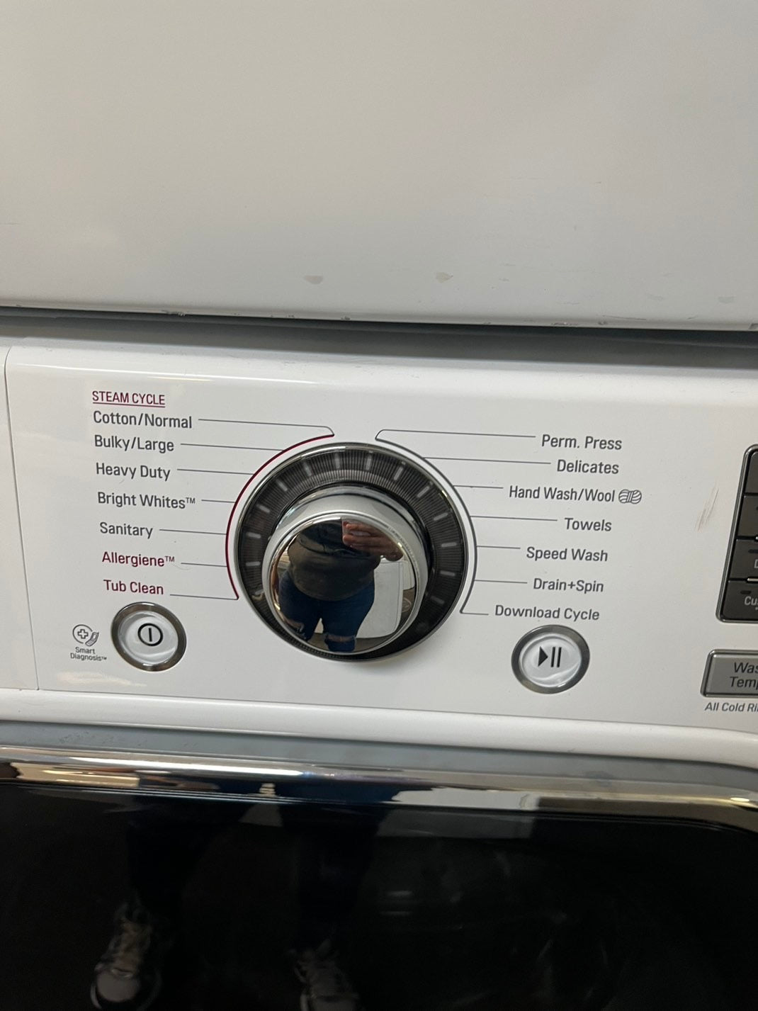 Lg Electric 220v and front load washer set white stackable 30" wide in Refurbished #ML203L