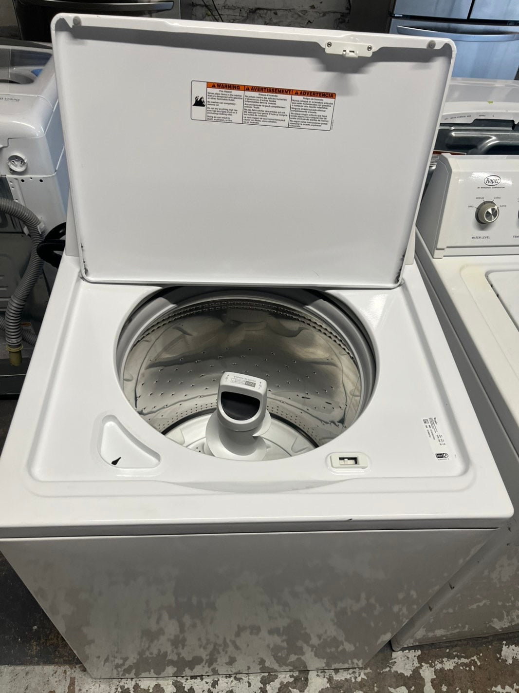 Kenmore Top load washer machine side x side large capacity Stainless steel Drum w agitator 27" Refurbished #WMQ12B