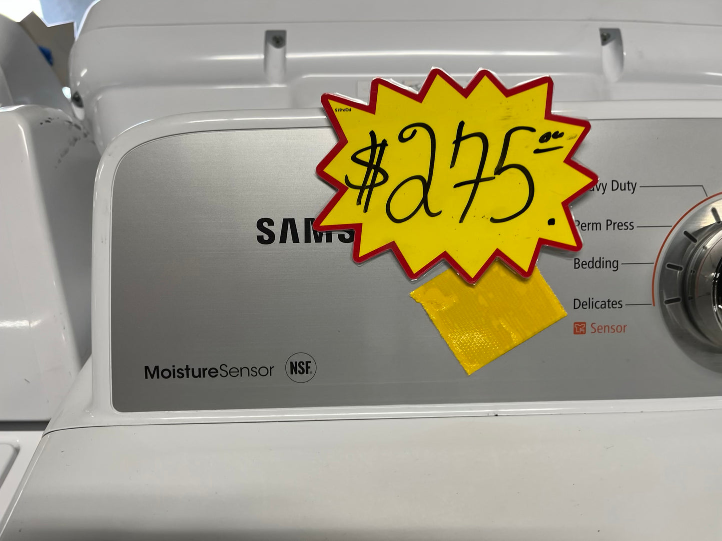 Samsung dryer side by side electric 220v large capacity 27" in Refurbished #ED785PB