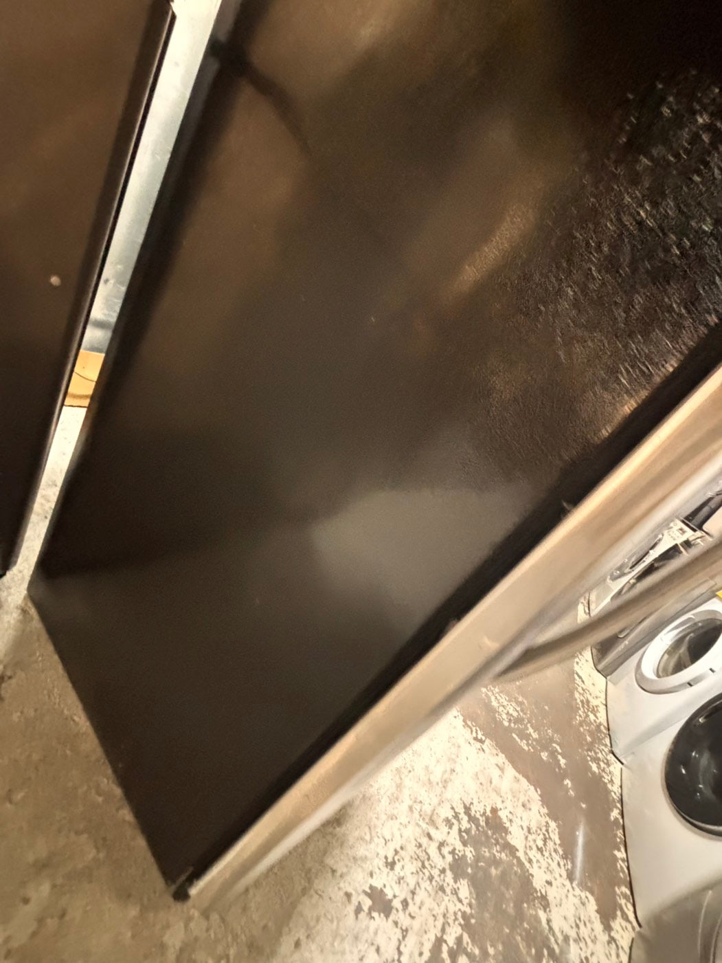 >*frigidaire top freezer refrigerator stainless steel used-refurbished 30"x 681/2h #RFF21RB
