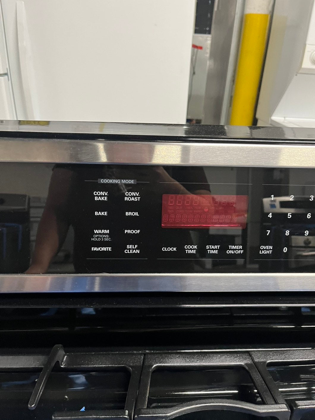 LG gas range stainless steel 5 burner convection bake broil roast Warm Proof self clean 30" #GR111B