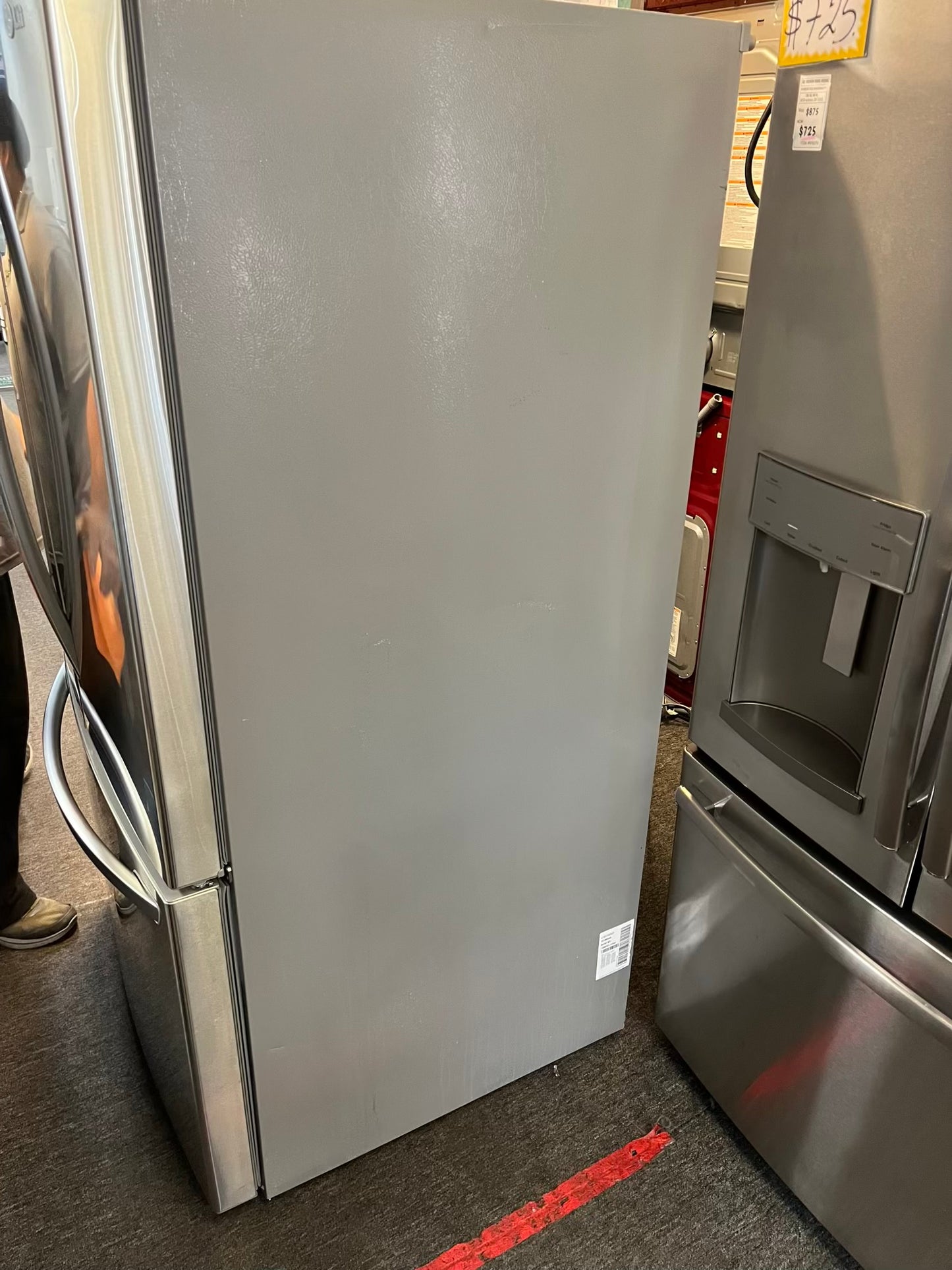 Used | Refurbished LG french door refrigerator stainless steel w/ice water dispenser 36" #RF504DL