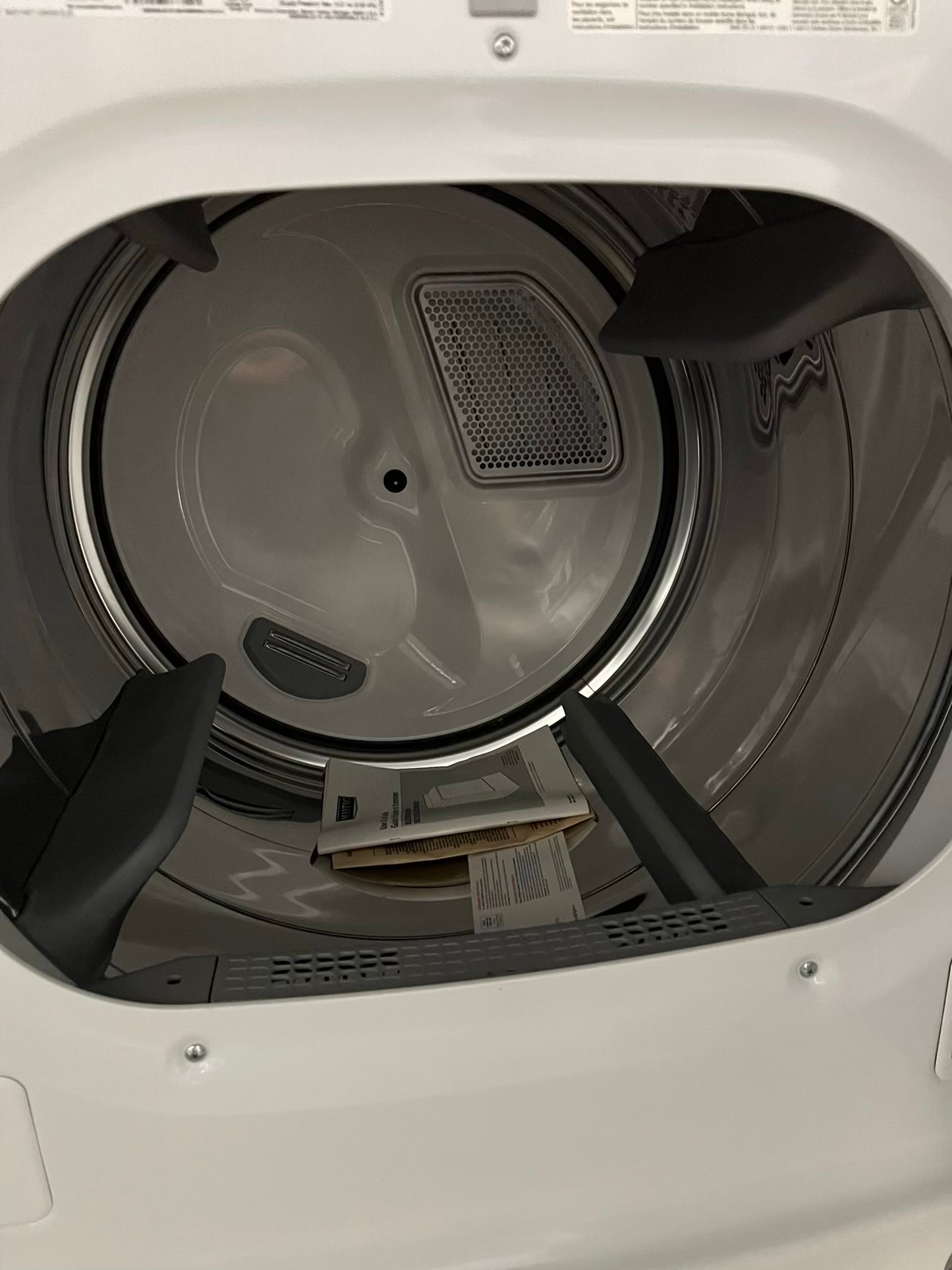- Open Box 📦 scratch & dent - Maytag GAS dryer jumbo size large capacity in white #ED404FB