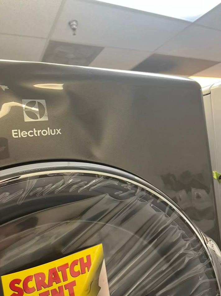 - Open Box Scratch & Dent Electrolux 4.5 cu. ft. Stacked Washer and 8.0 cu. ft. Electric Dryer Laundry Tower in Titanium, SmartBoost Premixing, Energy Star 27” #ED611L
