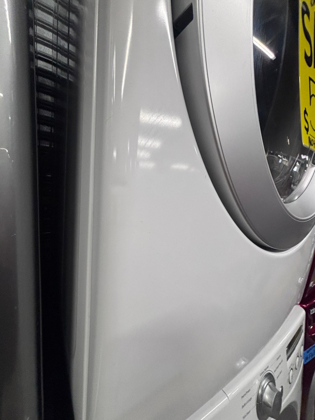 >*LG washer & dryer set electric 220v front load stackable or side by side - sensor dry in white #WLS11D6B