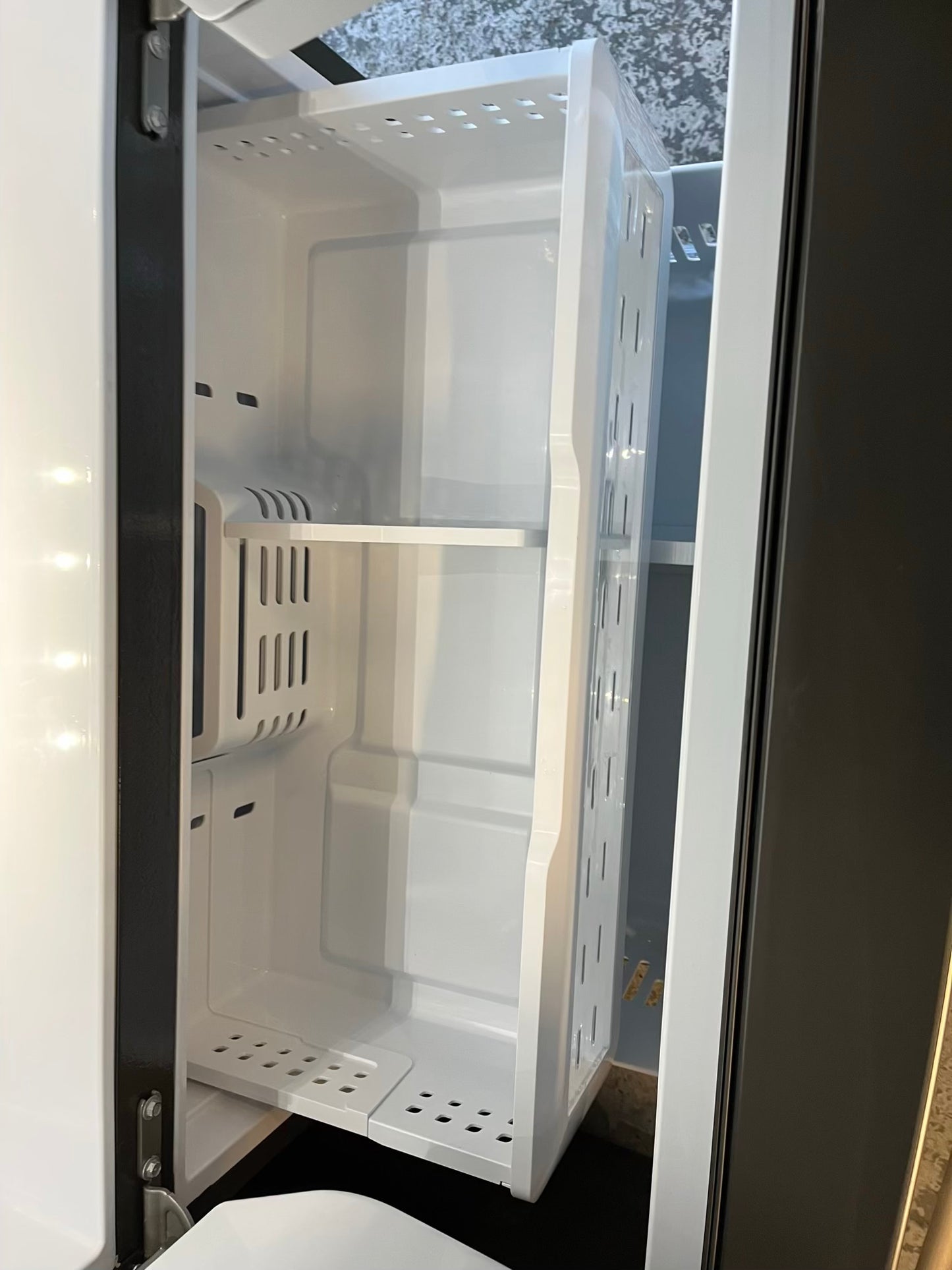 - GE French door Refrigerator counter depth stainless steel w/ ice water dispenser 36" #RF529LB