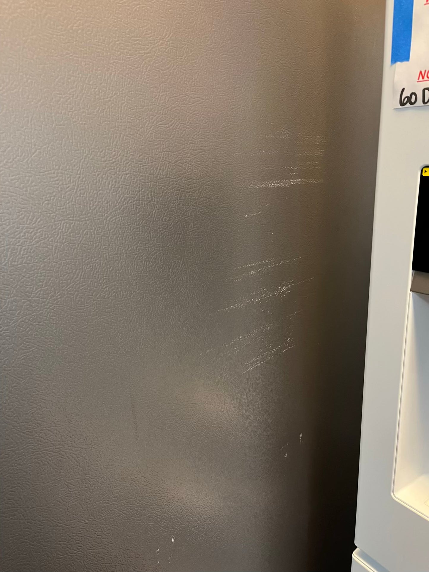 Used | Refurbished Samsung four door refrigerator stainless steel w/ice water dispenser 36" #RF502YL