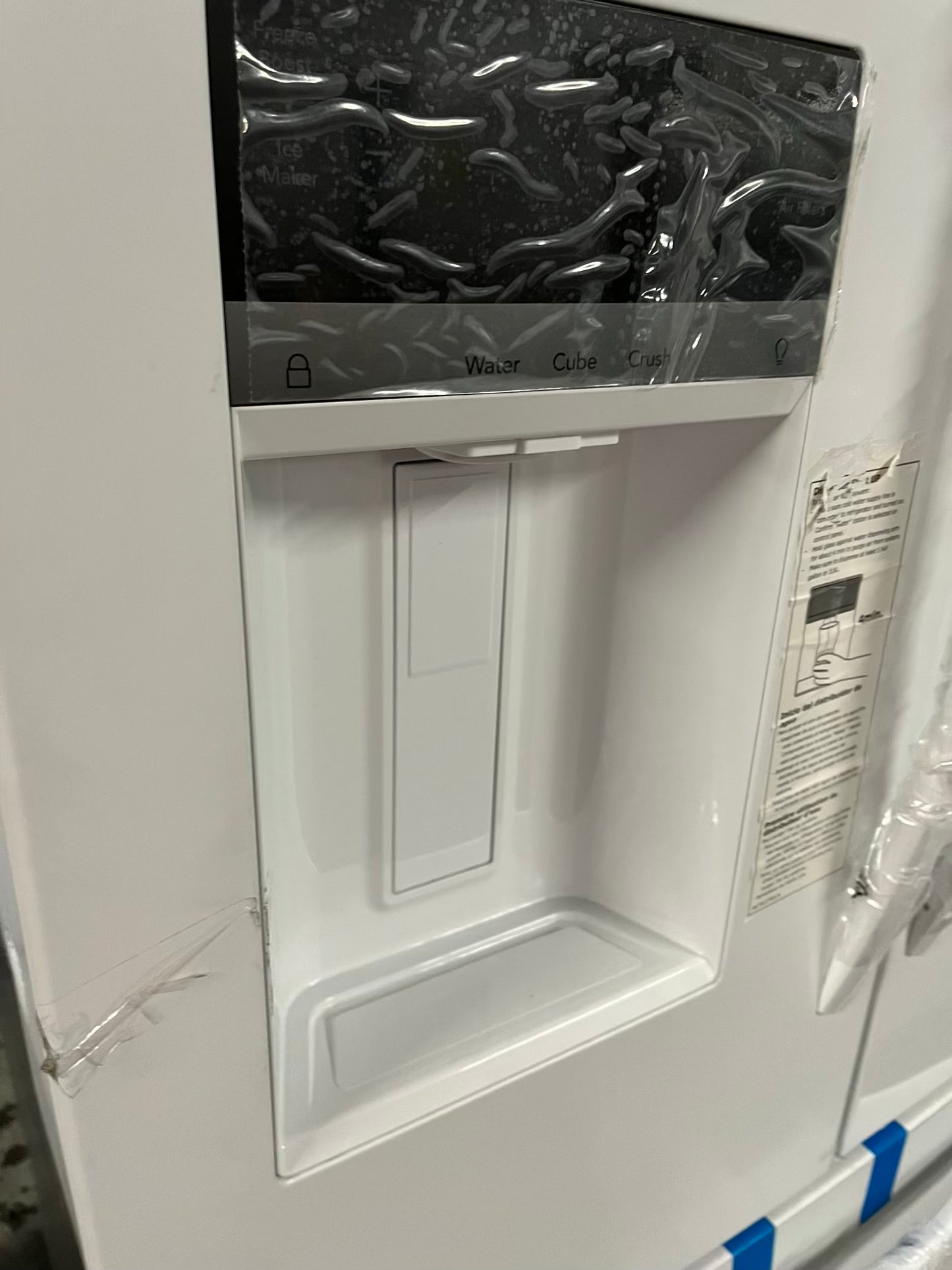 Open Box 📦 | scratch & dent Frigidaire French door refrigerator w/ice water dispenser in white 36" #RF504DB
