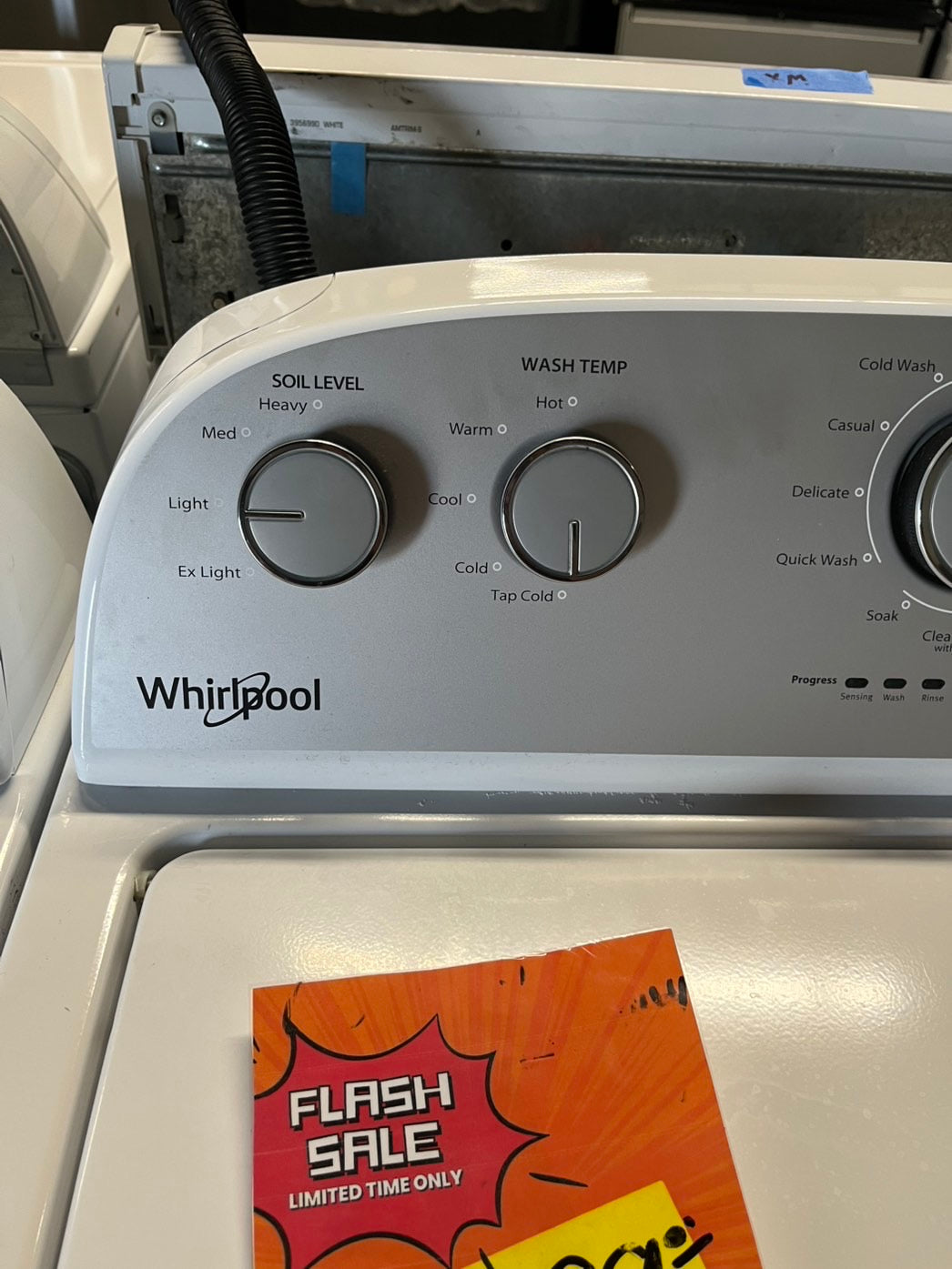 - 💥FLASH SALE⚡️Whirlpool Top load washing machine side x side large capacity w agitator 27" Refurbished #WS222B
