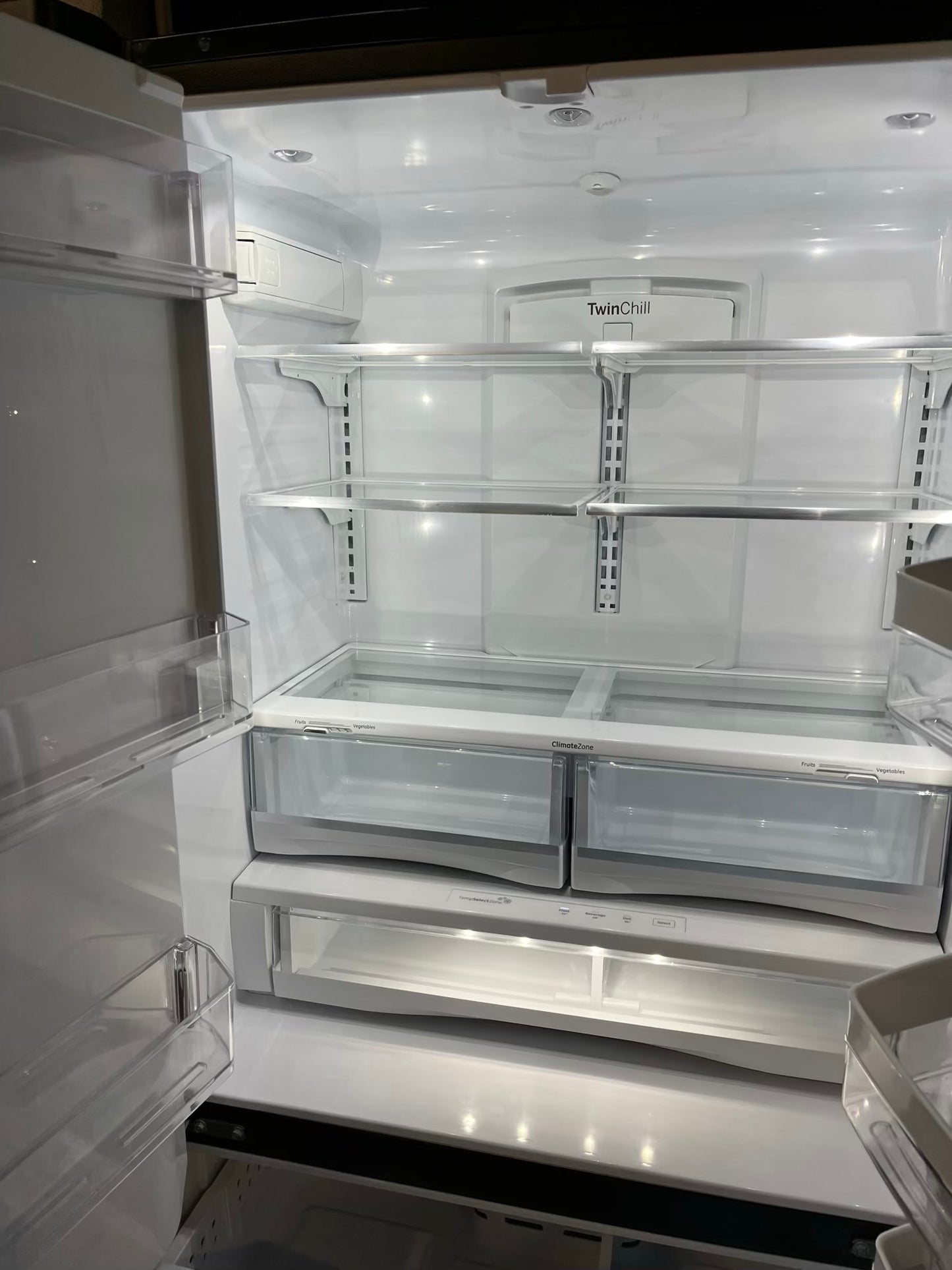 - GE French door Refrigerator counter depth stainless steel w/ ice water dispenser 36" #RF529LB
