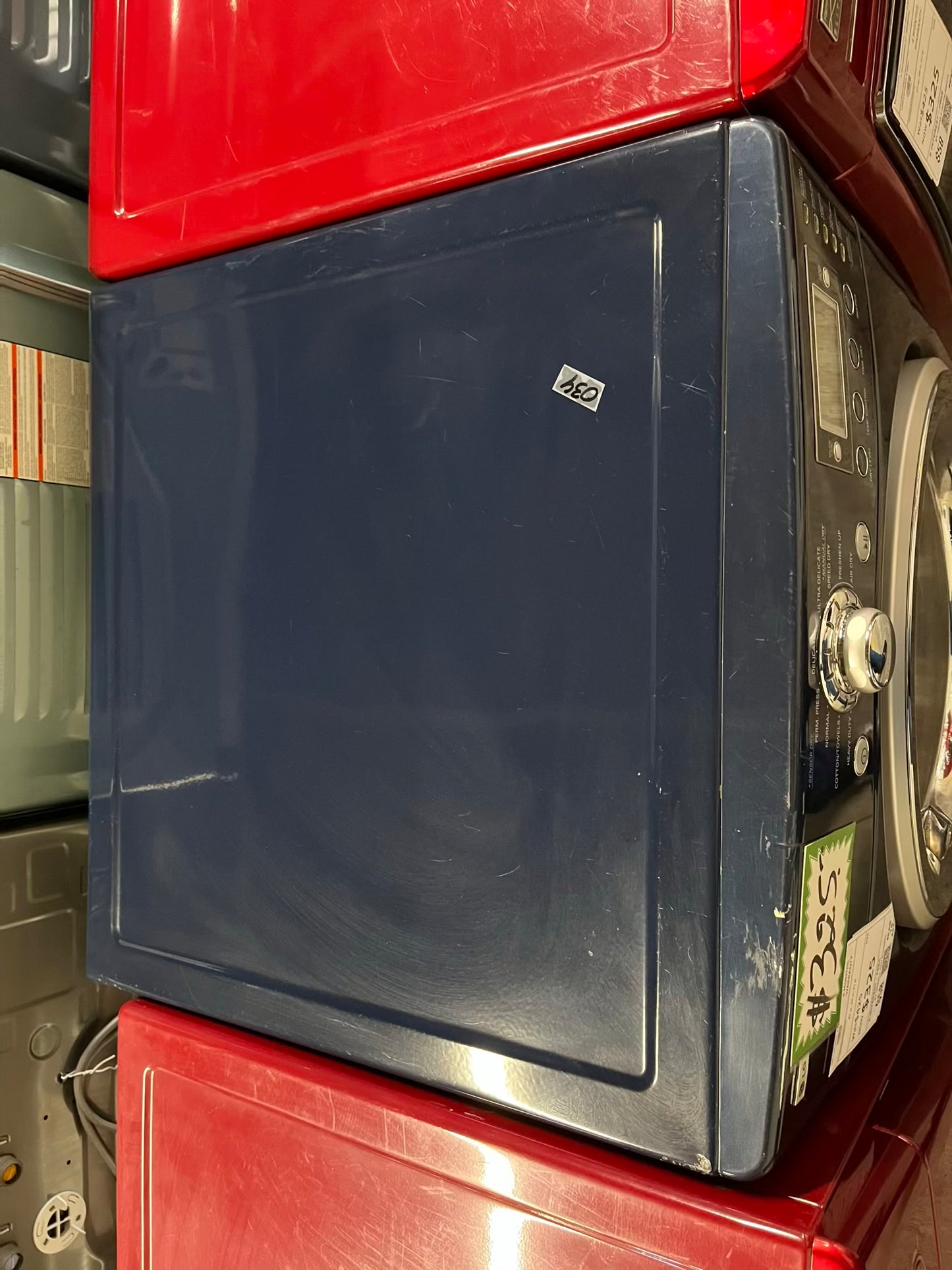 LG front load stackable electric 220v dryer in navy blue 27" #ED401GB