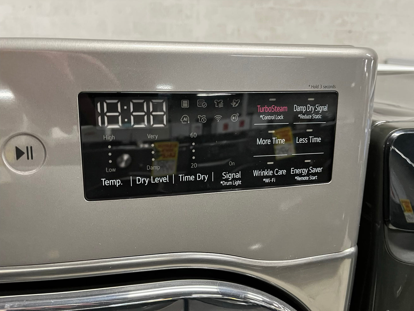 - Open Box 📦 LG Thing washer & Dryer electric 220v Set front load jumbo size stainless steel drum large capacity 29" #WD730GB-TR