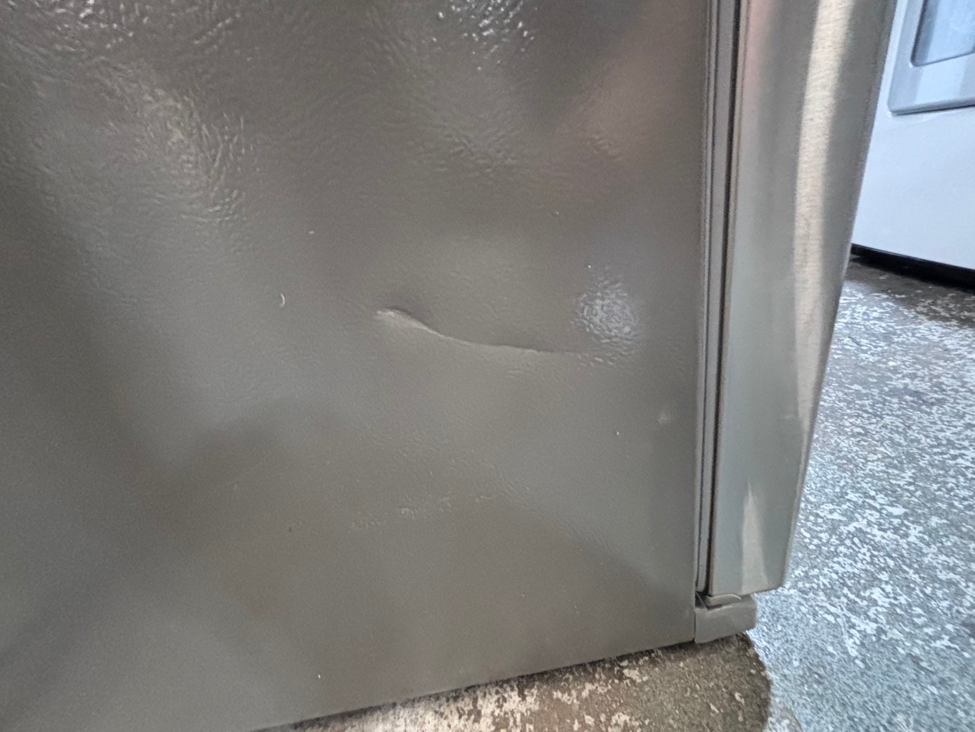 >* special 🔥used-Refurbished LG 36”w x69h x 29 depth refrigerator stainless steel w/ice & water dispenser 36 “ #LGDF74B
