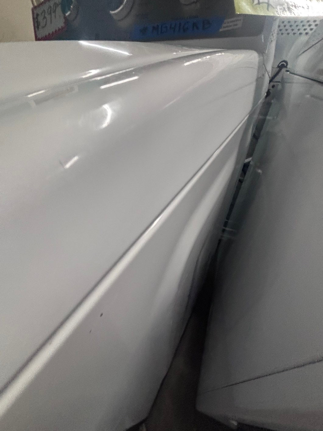 >Maytag Large capacity Top load washer machine with Agitator Stainless steel Drum 27” & electric dryer mix& Match set used-Refurbished #MG416K2B