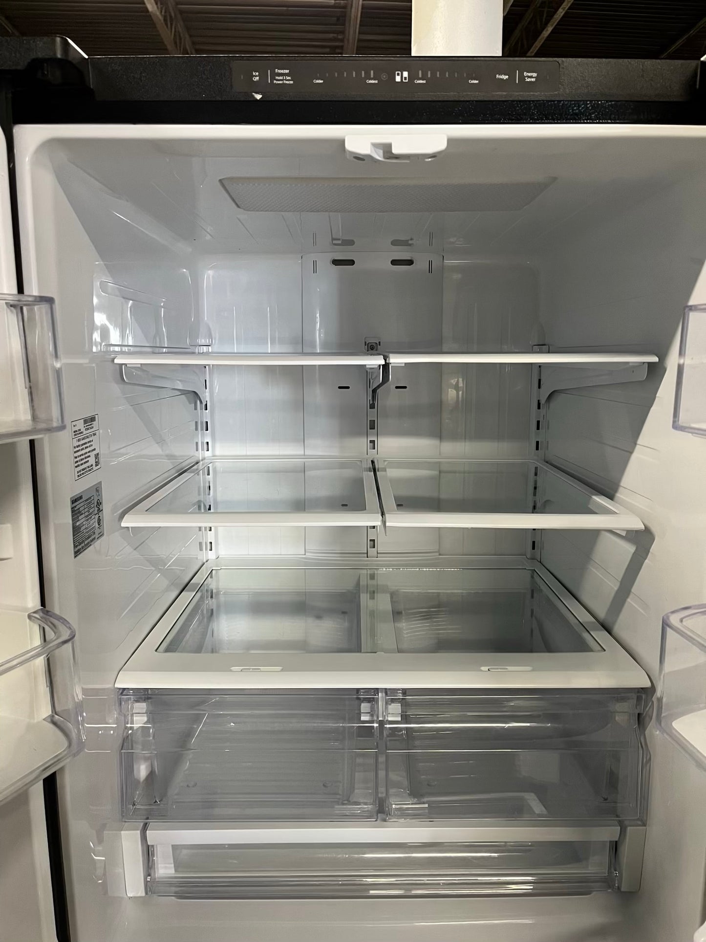 - Samsung French door refrigerator black stainless steel w/ice maker 30” #RF394TB