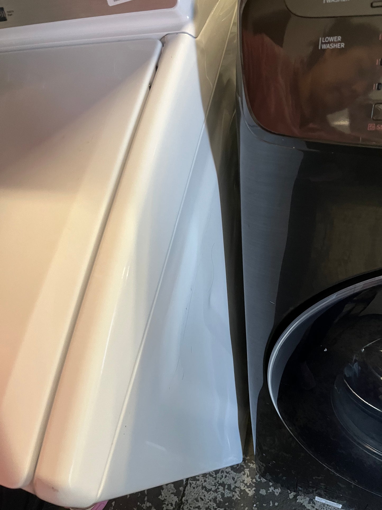 =Maytag Large capacity Top load washer machine with Agitator Stainless steel Drum 27” Refurbished #MG416KB