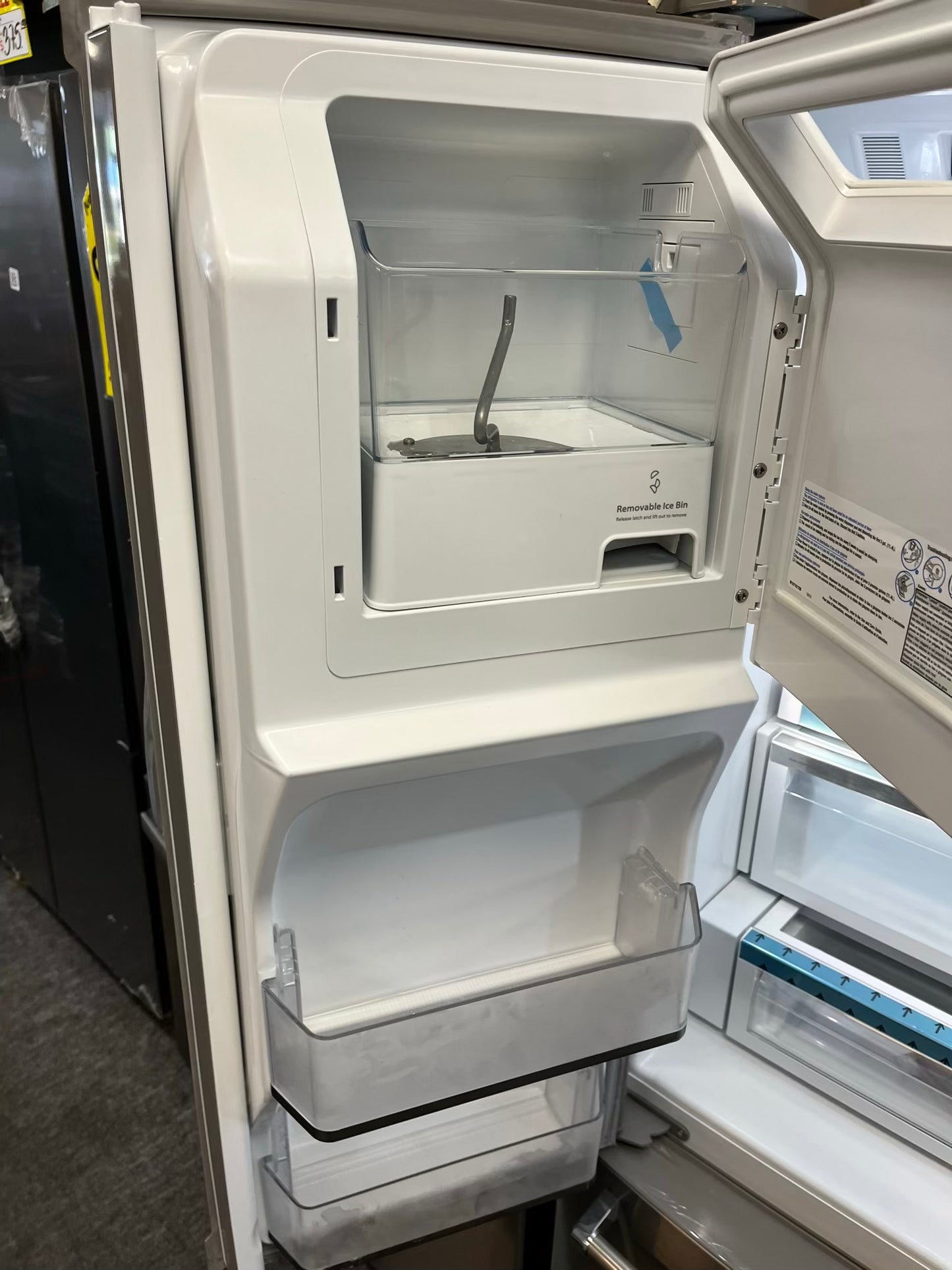 Open box | Scratch & Dent kitchenAid French door refrigerator stainless steel w/ice & water dispenser 36" # RF493JB