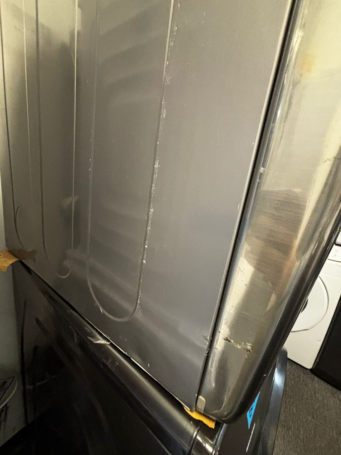 - Samsung steam electric 220v dryer front load stainless steel large capacity 27" #ED396VL .