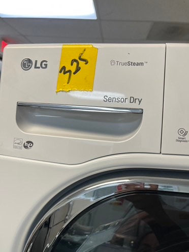 Lg front load Electric dryer 220v and front load washer set white stackable 27” wide in Refurbished #WDEST2L