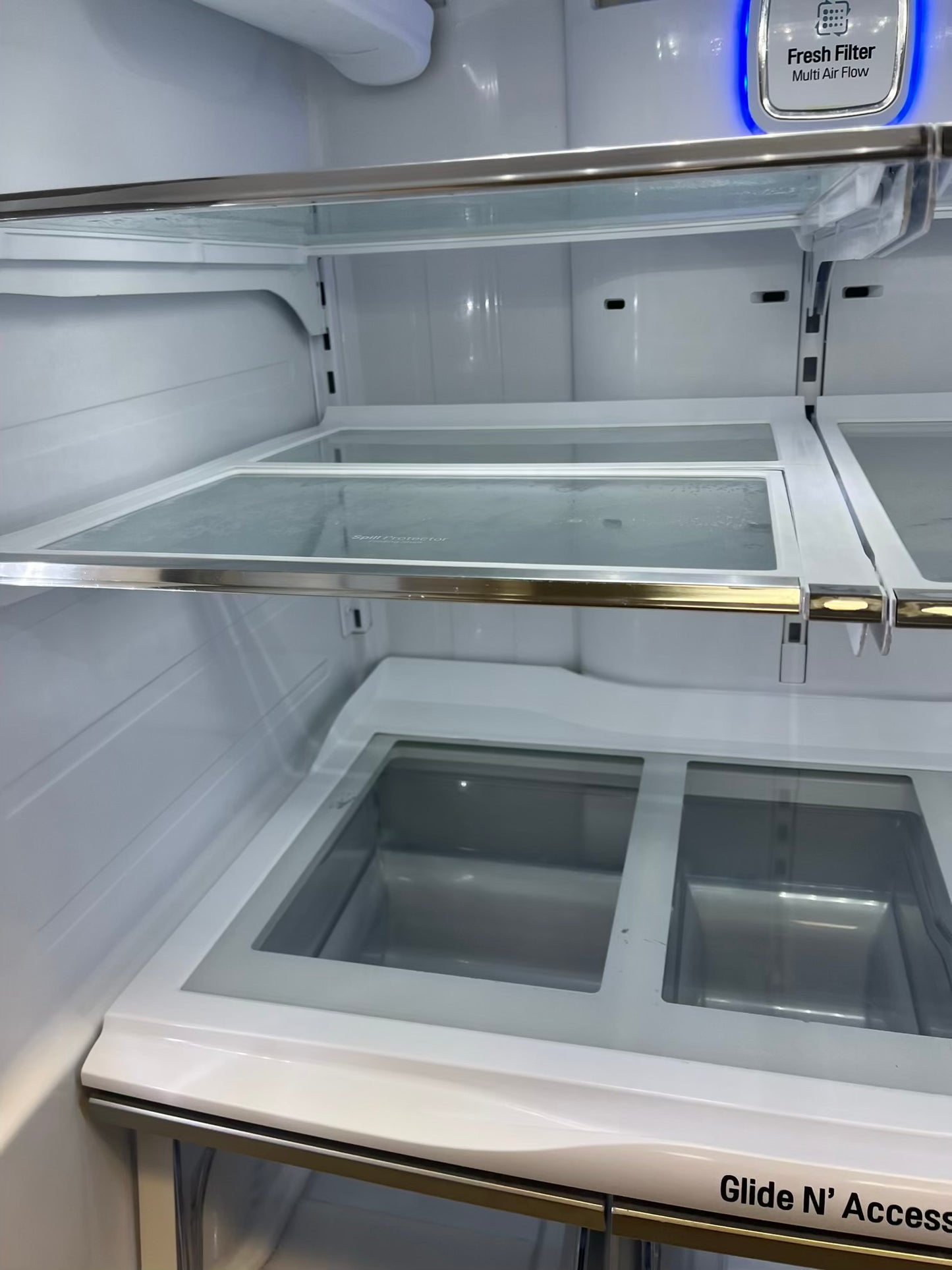 Used | Refurbished Le french door refrigerator stainless steel w/Ice water dispenser 36" # RF506ZL